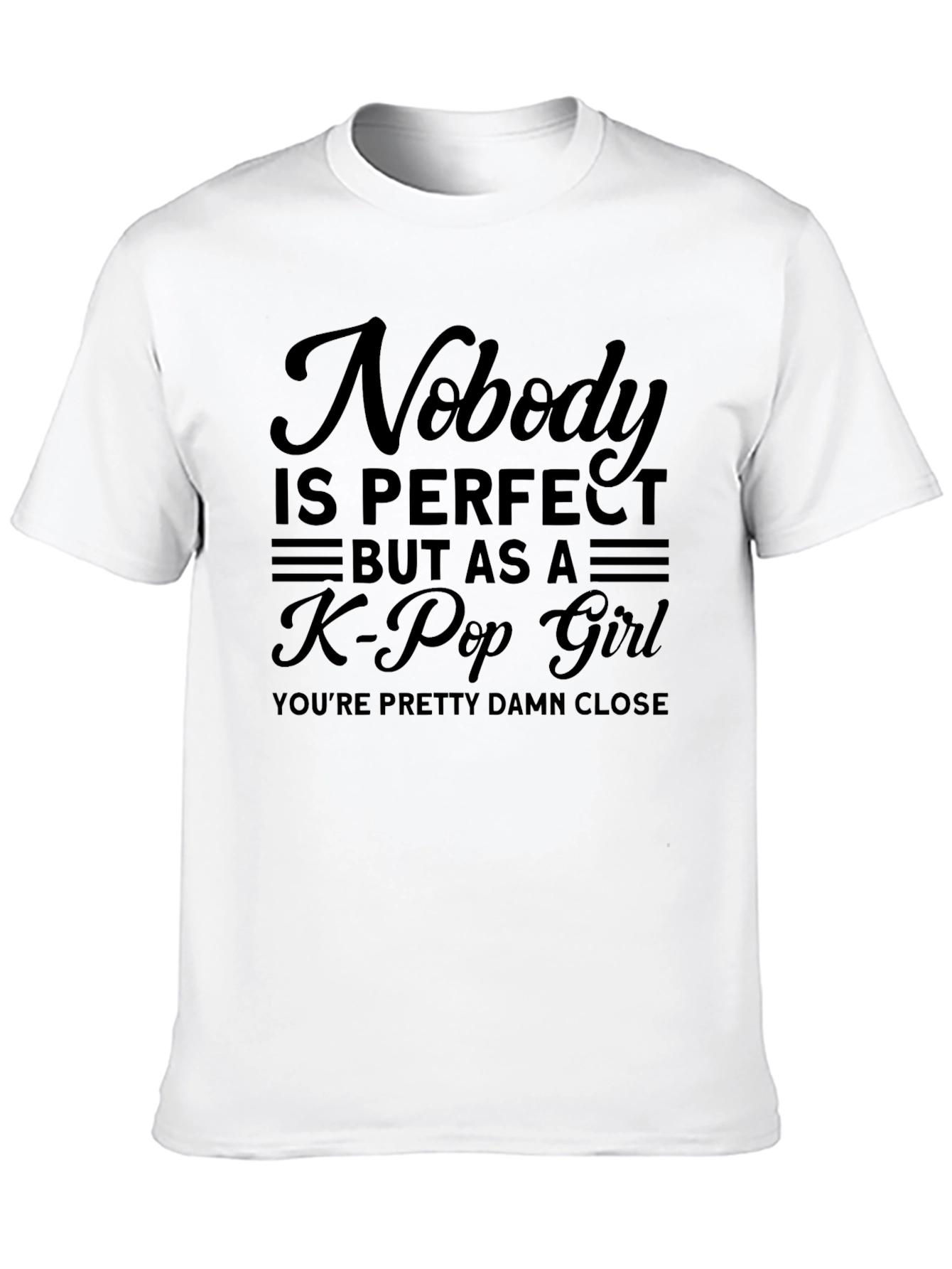 K-Pop Girl Graphic Tee - Perfect Style