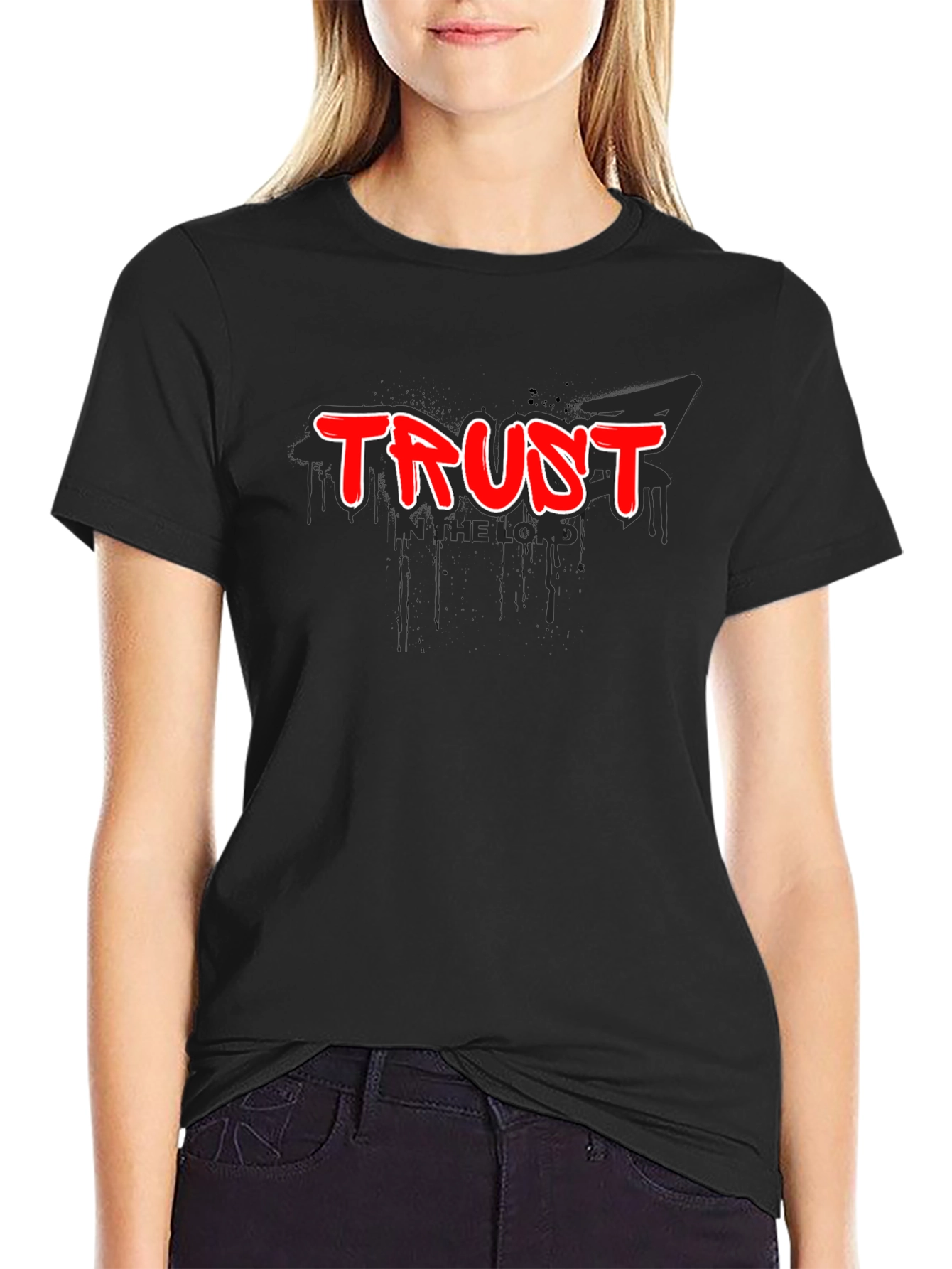 Trust in the Lord Black Graphic Tee