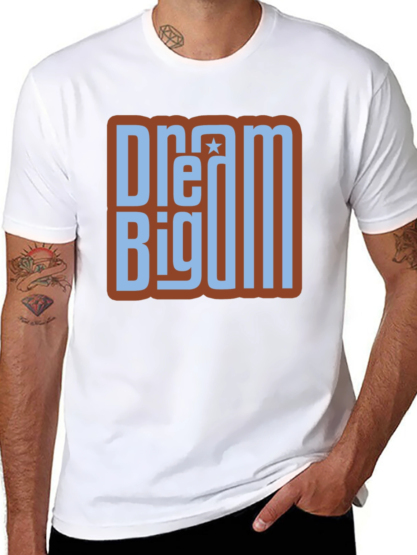 Dream Big Graphic T-Shirt - Inspirational Tee