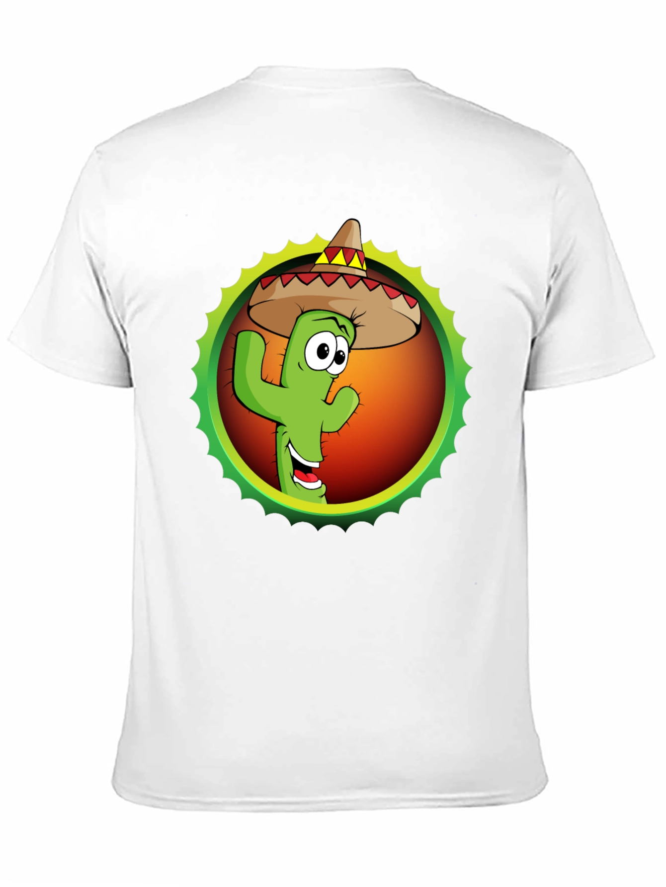 Cactus Sombrero Graphic T-Shirt