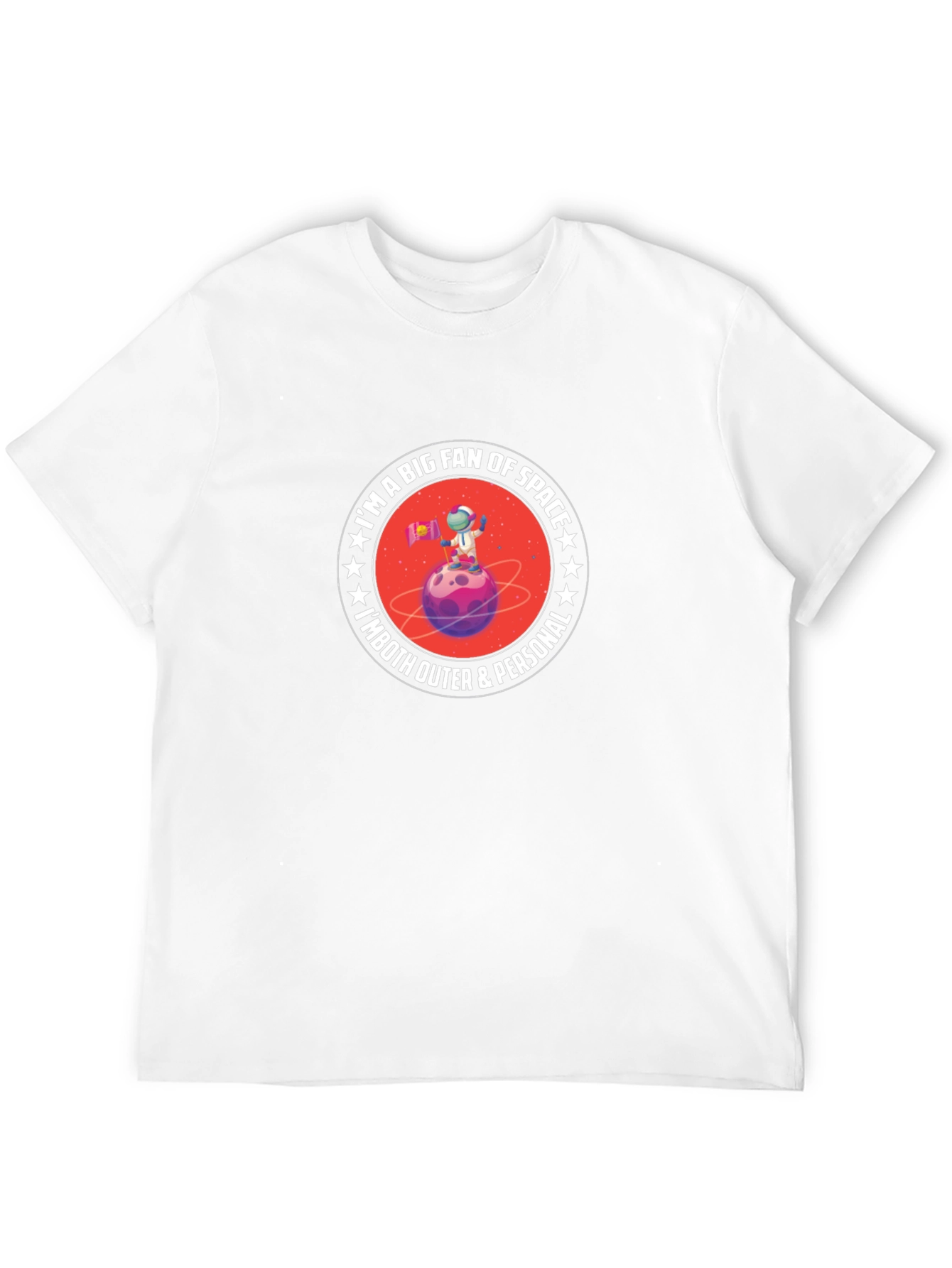 Space Fan T-Shirt: Outer & Personal Astronaut Tee