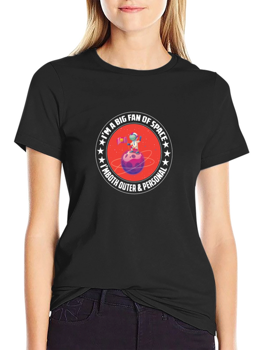 Space Fan T-Shirt: Outer & Personal Astronaut Tee