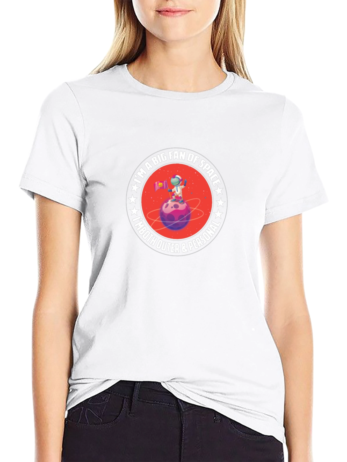 Space Fan T-Shirt: Outer & Personal Astronaut Tee