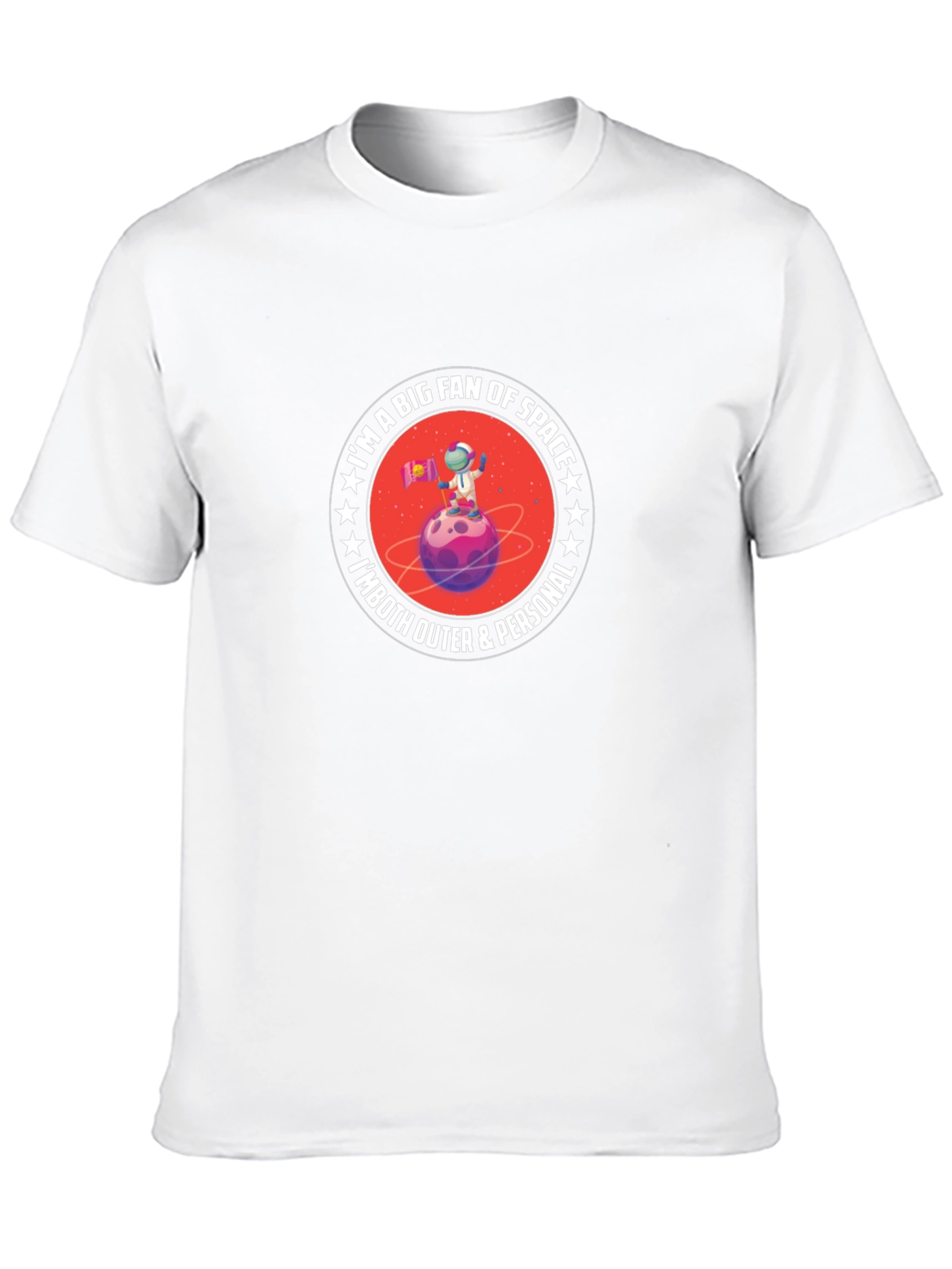 Space Fan T-Shirt: Outer & Personal Astronaut Tee