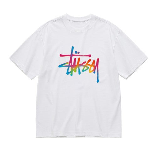 Stussy Big Logo Tee - 100% Cotton 200g - S to 3XL (Check Color Options)
