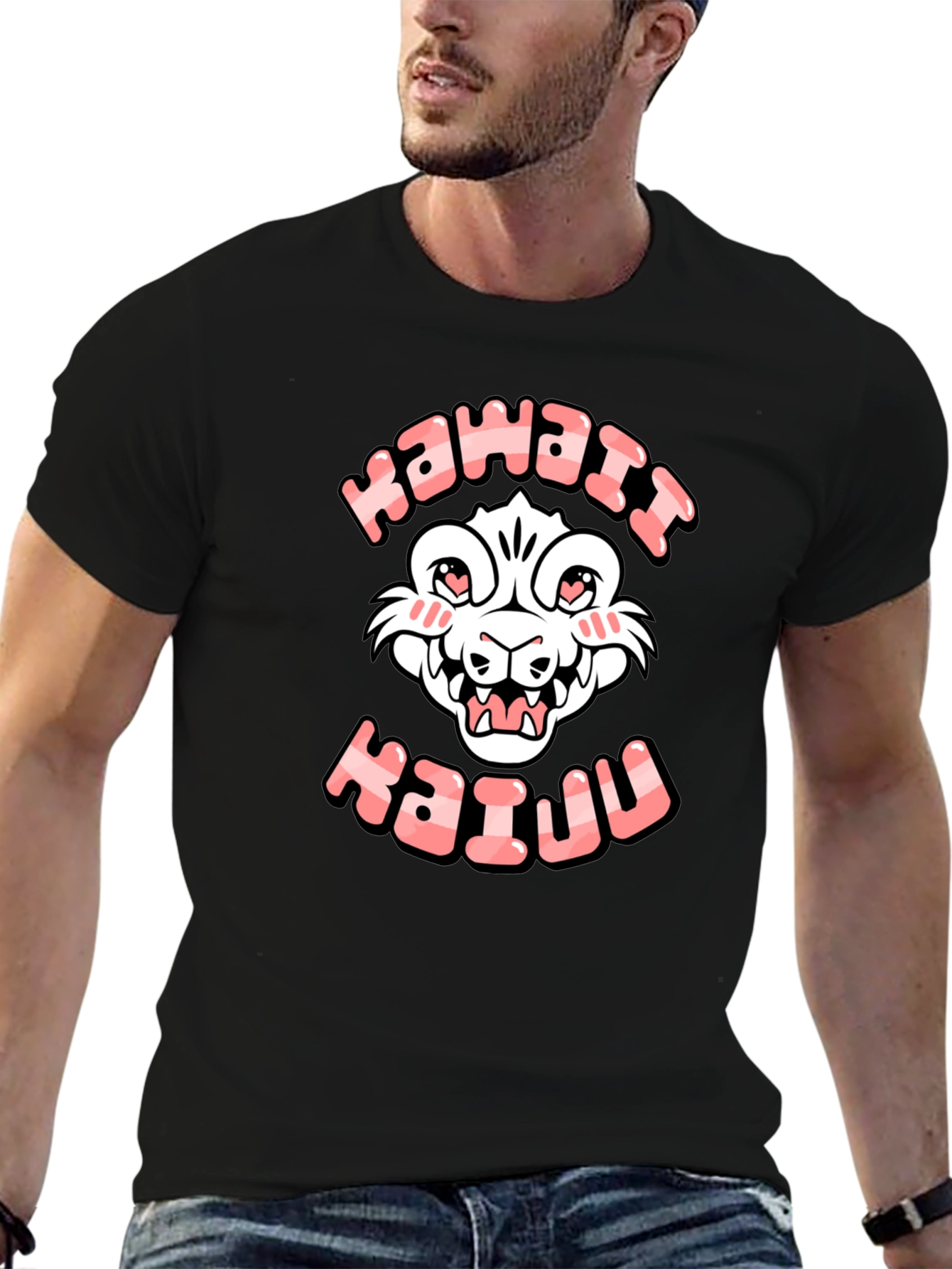 Kawaii Kaiju Black T-Shirt - Graphic Tee