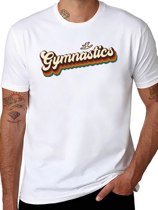 Retro Gymnastics Tee - Vintage Style Design