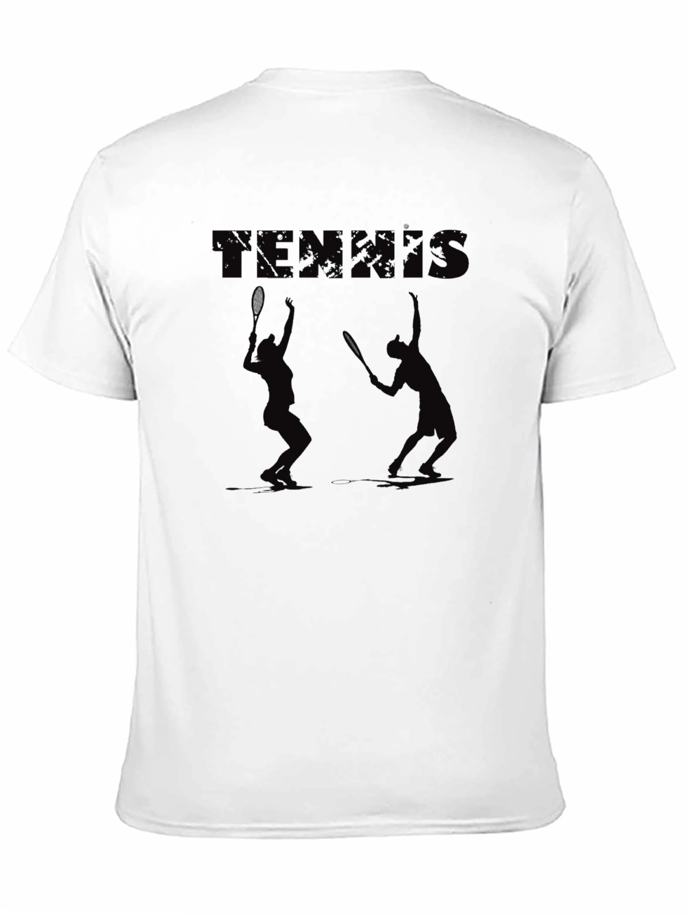 Tennis Graphic Black Tee