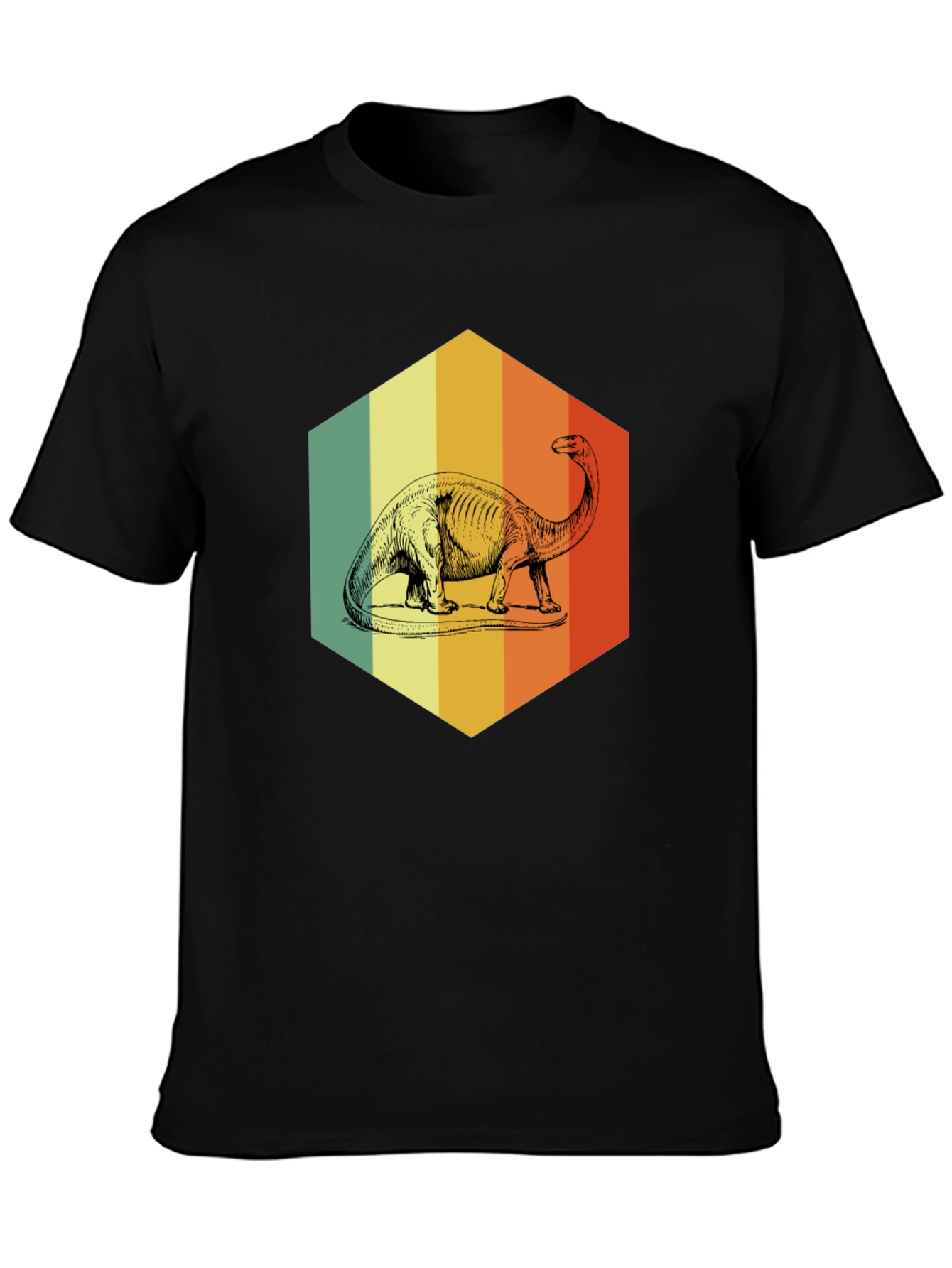 Retro Dinosaur Graphic T-Shirt
