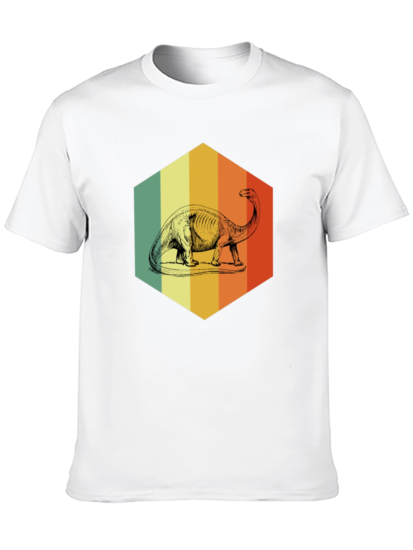 Retro Dinosaur Graphic T-Shirt