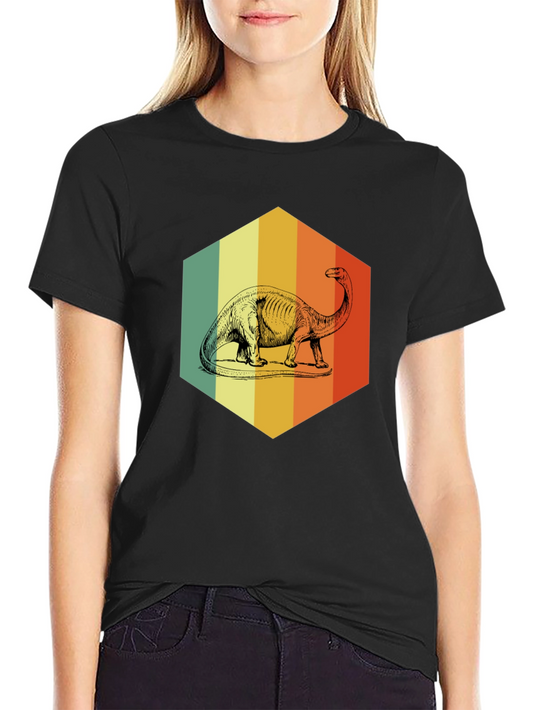 Retro Dinosaur Graphic T-Shirt