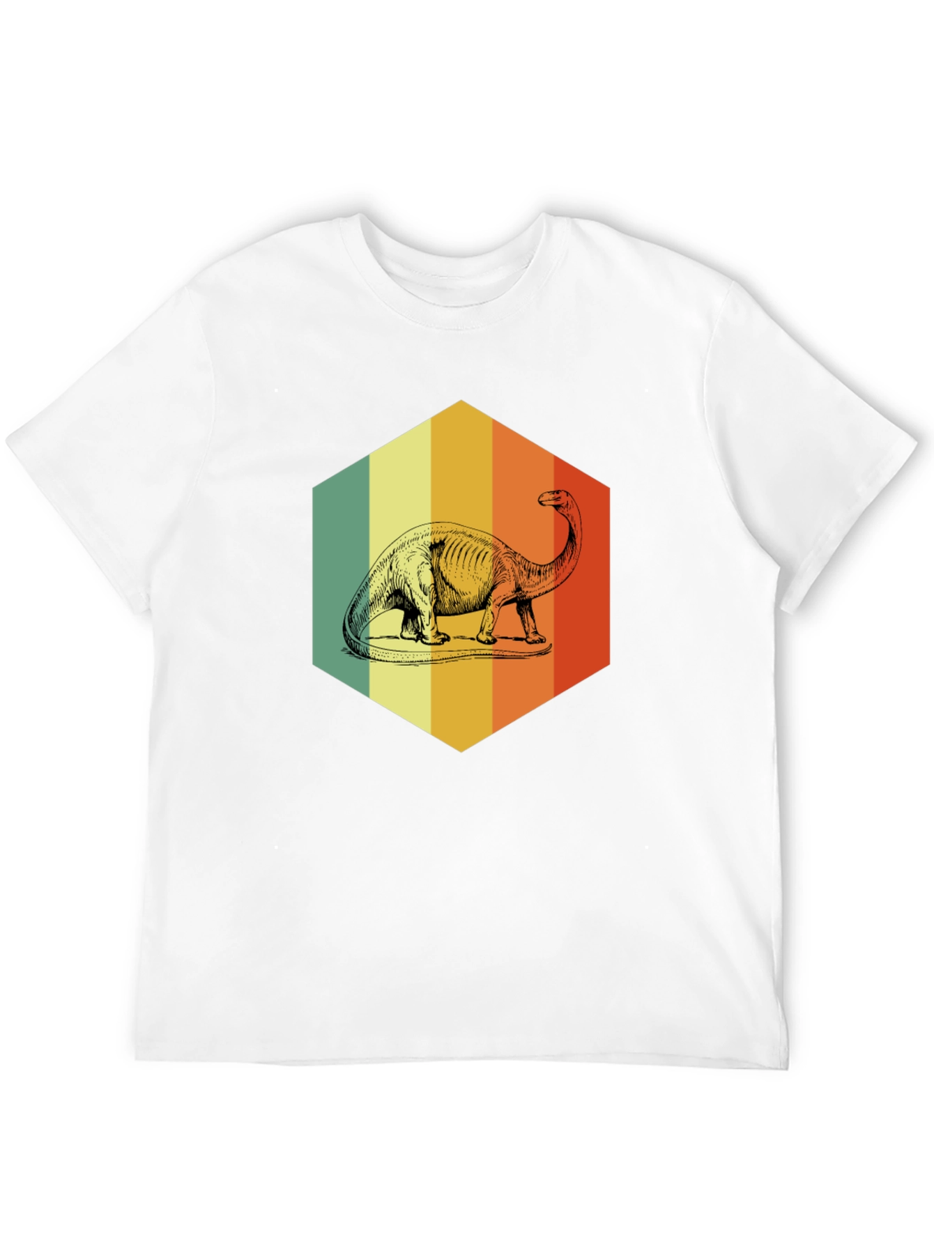 Retro Dinosaur Graphic T-Shirt