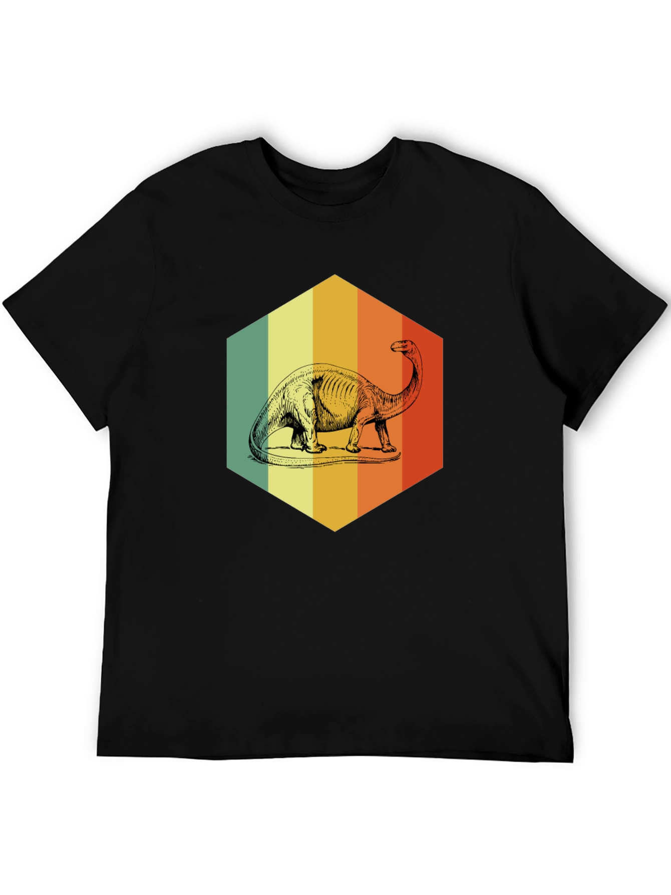 Retro Dinosaur Graphic T-Shirt