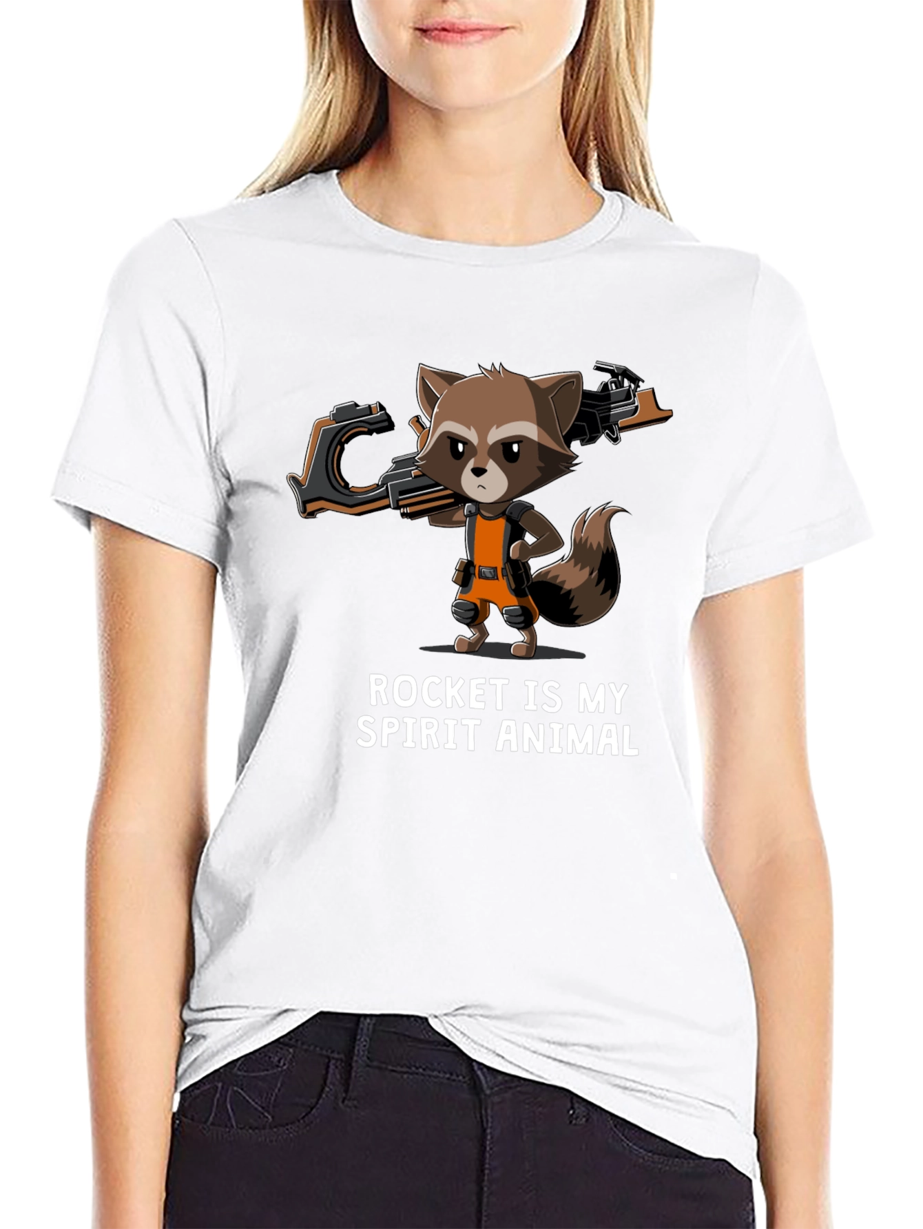 Rocket Raccoon Spirit Animal T-Shirt