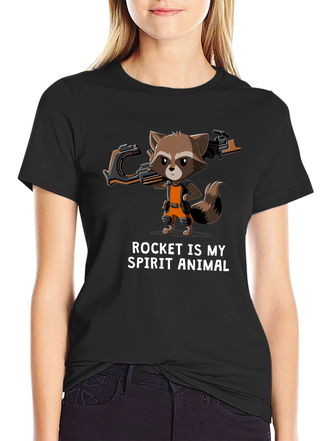 Rocket Raccoon Spirit Animal T-Shirt