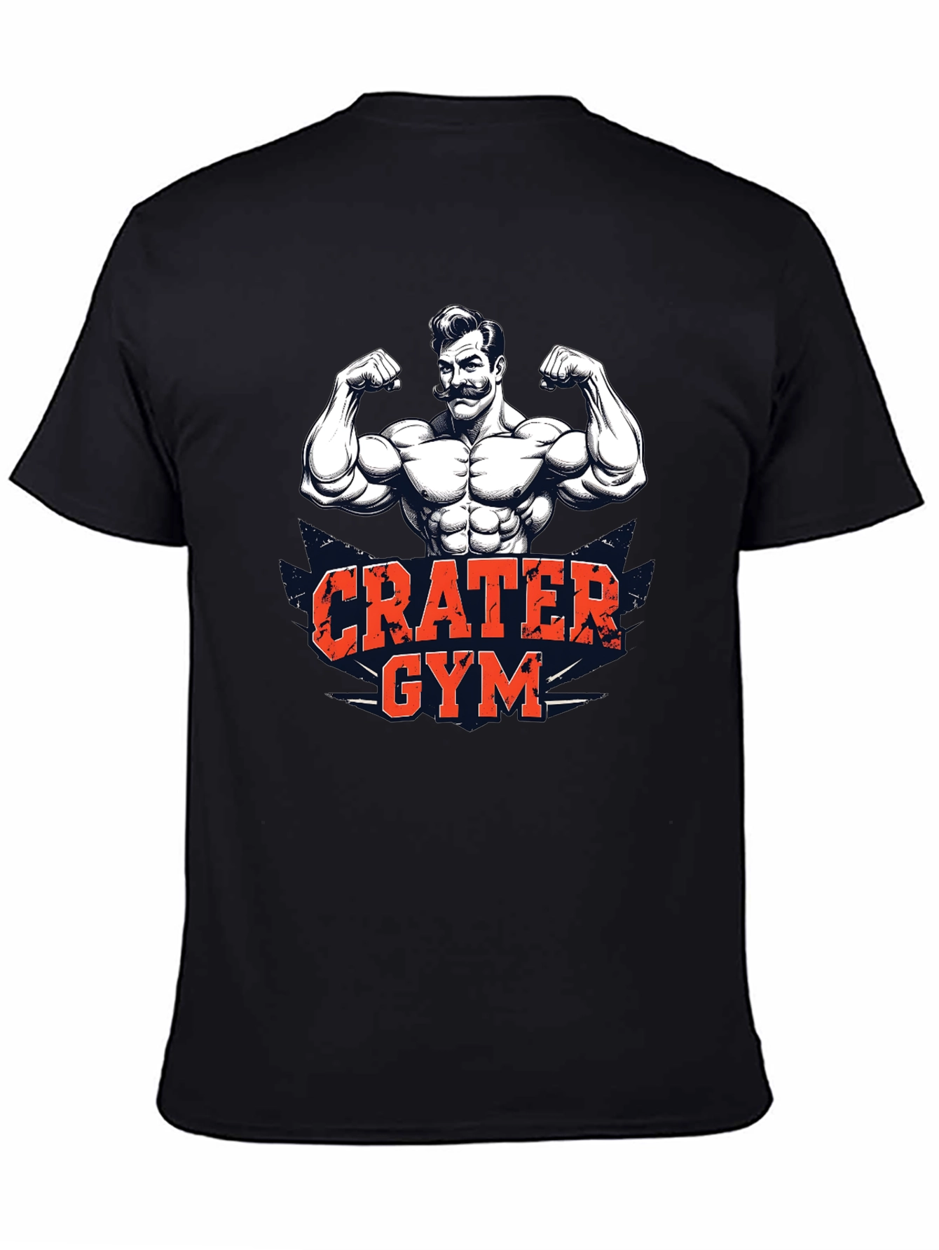 Crater Gym Black Graphic Tee