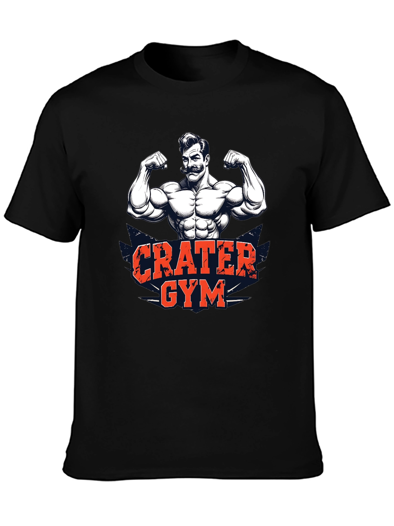 Crater Gym Black Graphic Tee