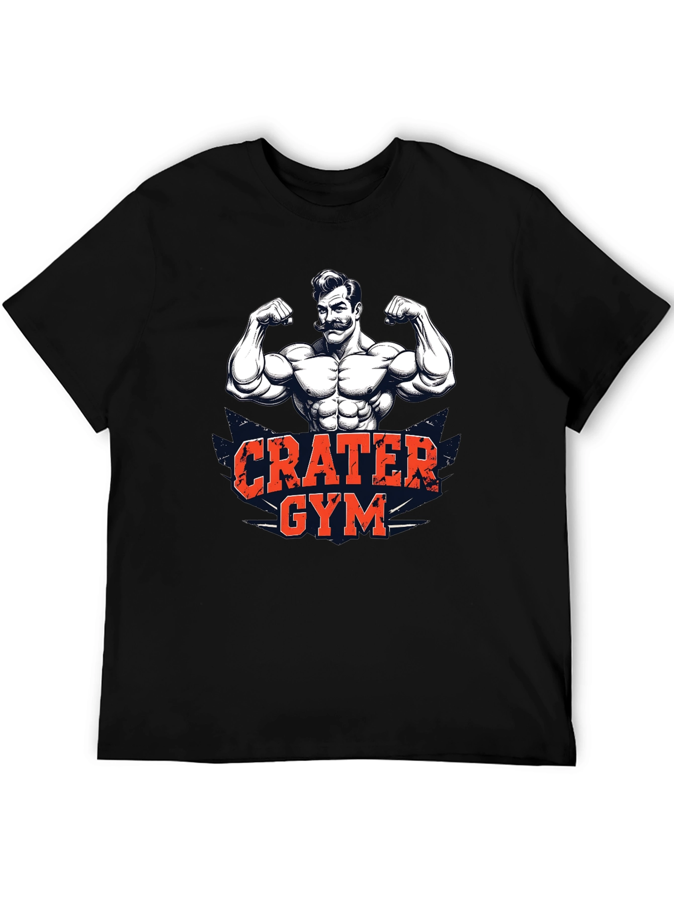 Crater Gym Black Graphic Tee