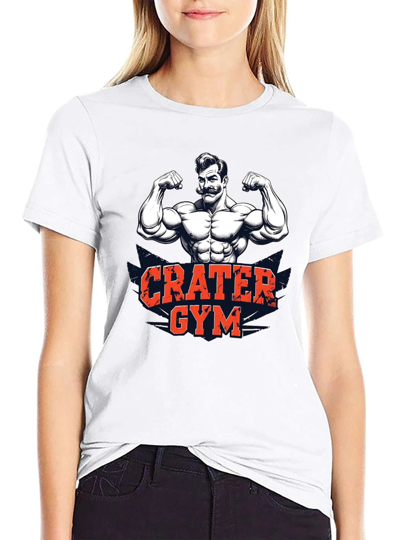 Crater Gym Black Graphic Tee