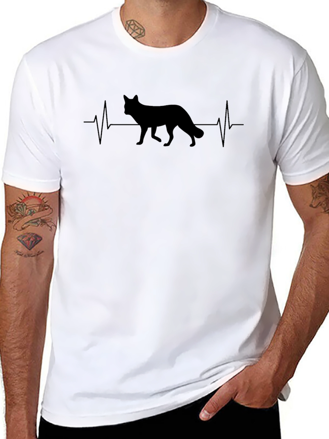 Dog Heartbeat T-Shirt - Stylish & Comfortable