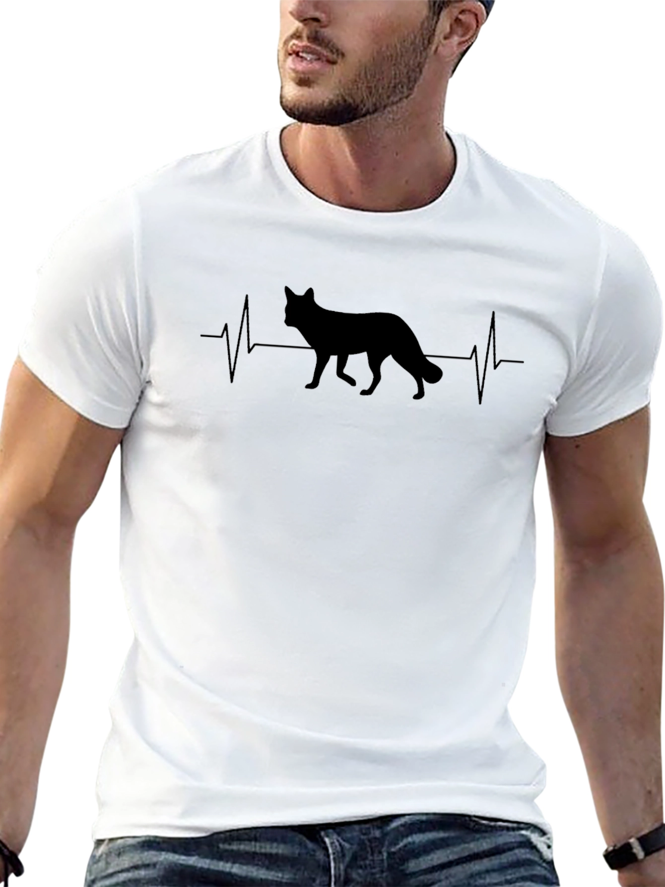 Dog Heartbeat T-Shirt - Stylish & Comfortable