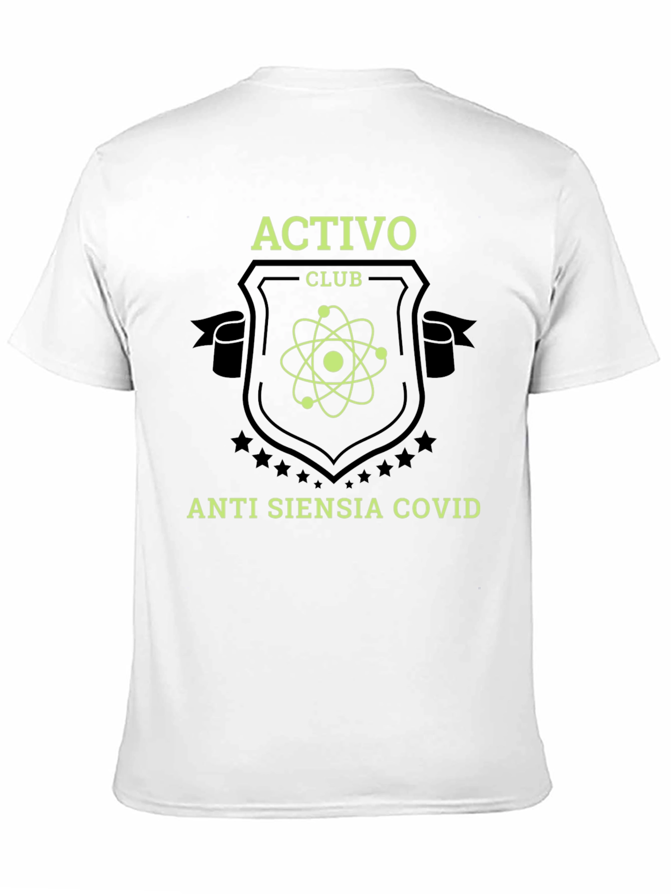 Activo Club Anti Siensia Covid Black T-Shirt