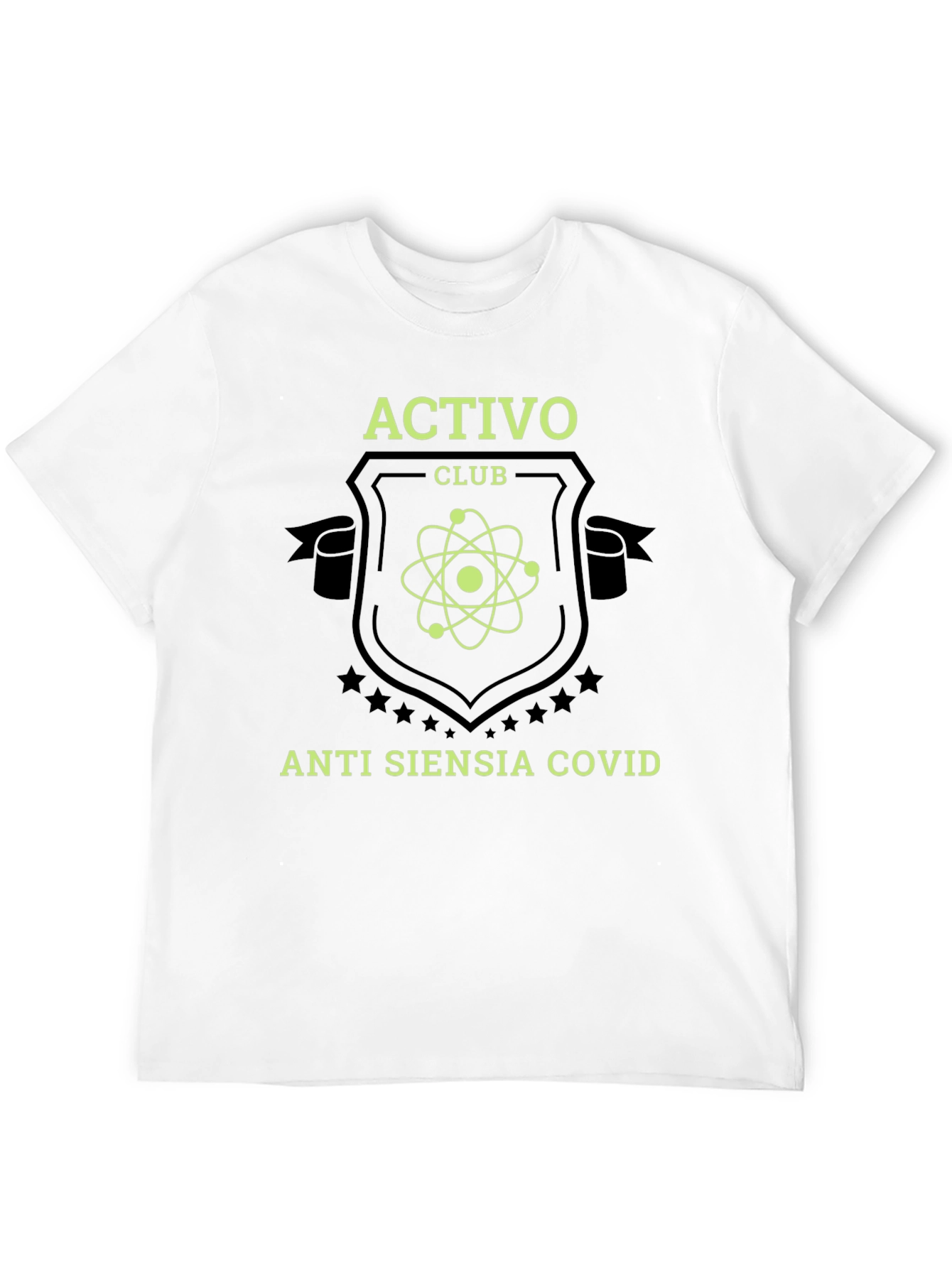 Activo Club Anti Siensia Covid Black T-Shirt