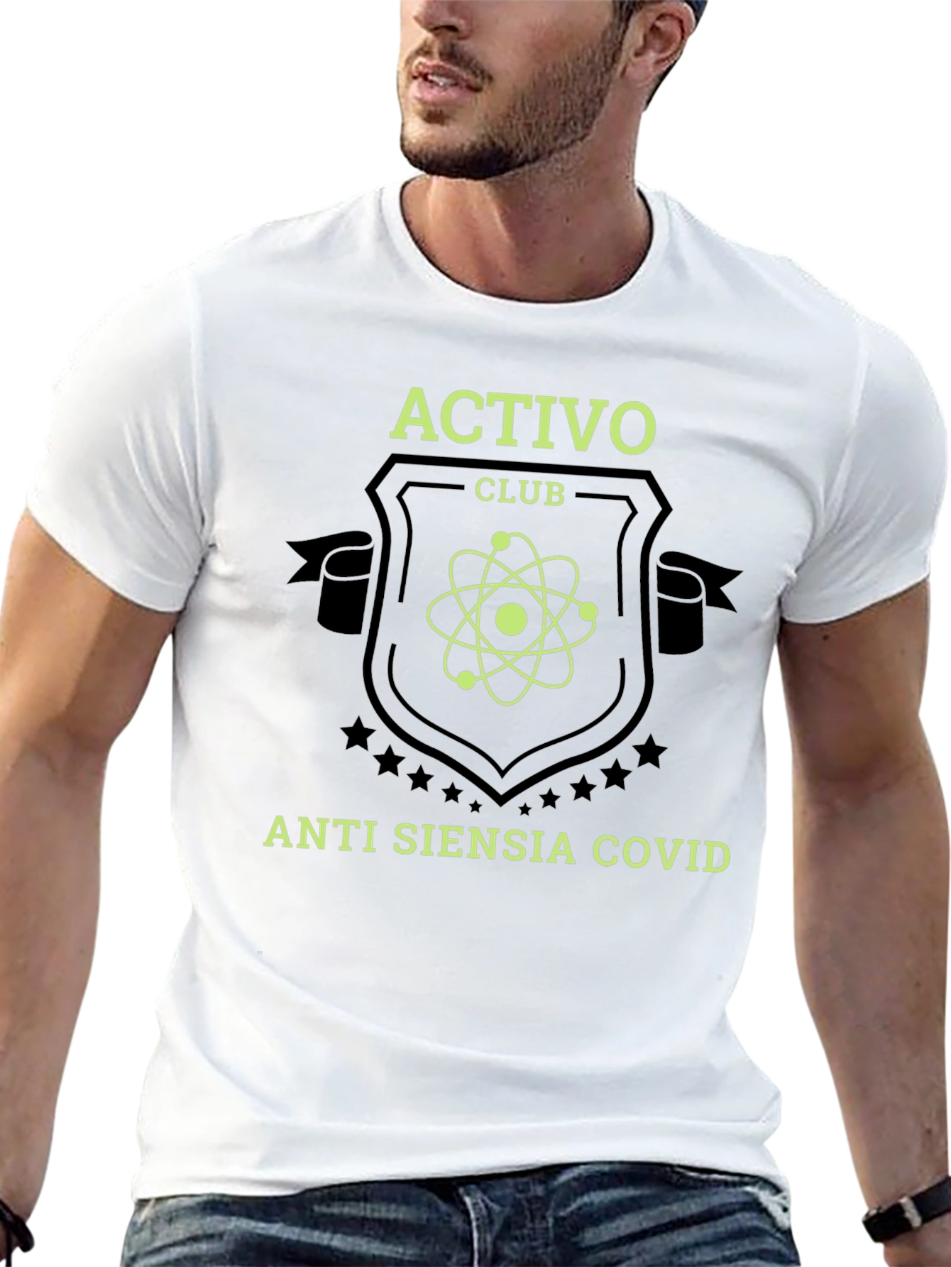 Activo Club Anti Siensia Covid Black T-Shirt