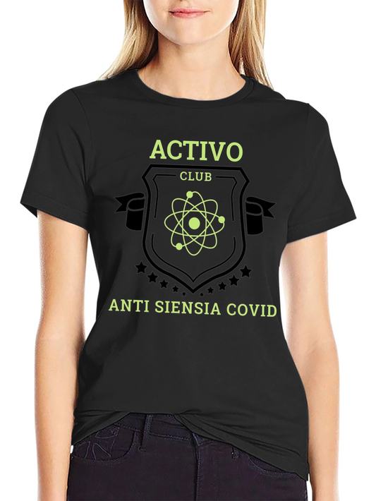 Activo Club Anti Siensia Covid Black T-Shirt