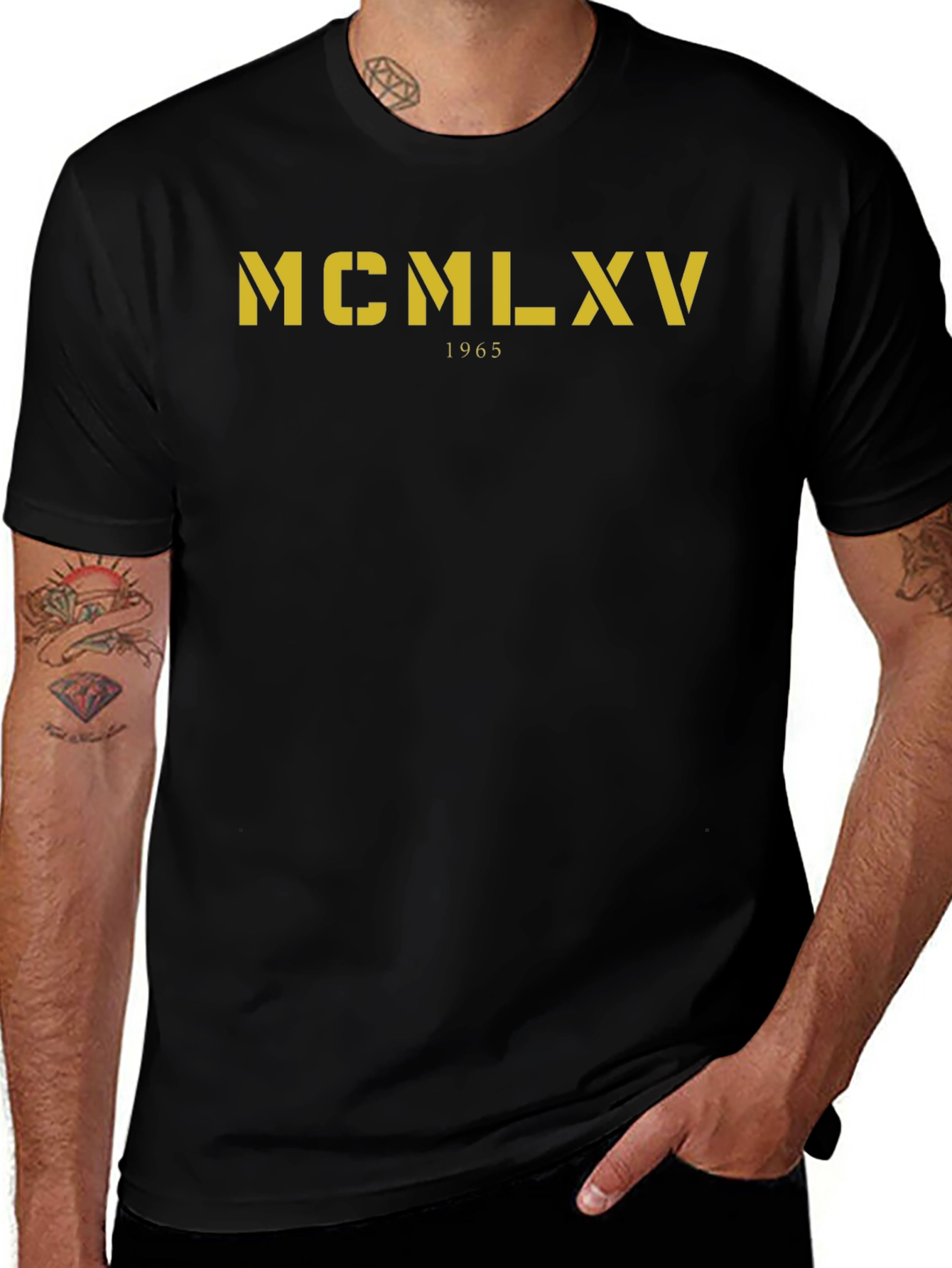Retro 1965 Roman Numeral Graphic Tee