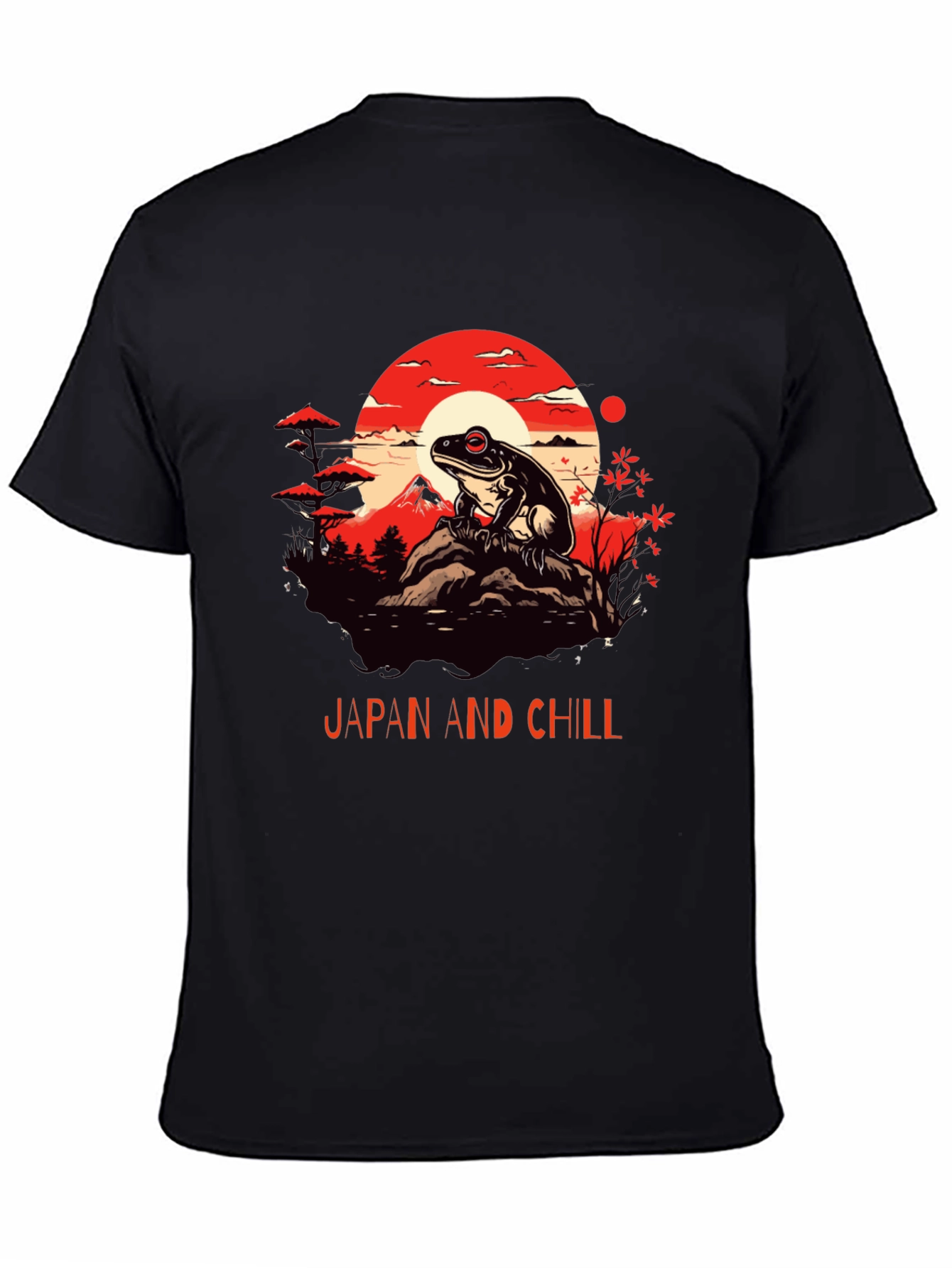 Japan and Chill Frog Graphic Tee