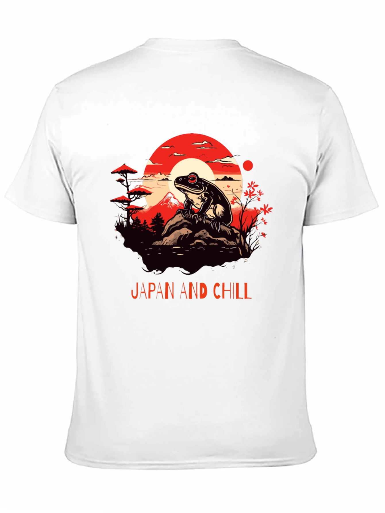 Japan and Chill Frog Graphic Tee