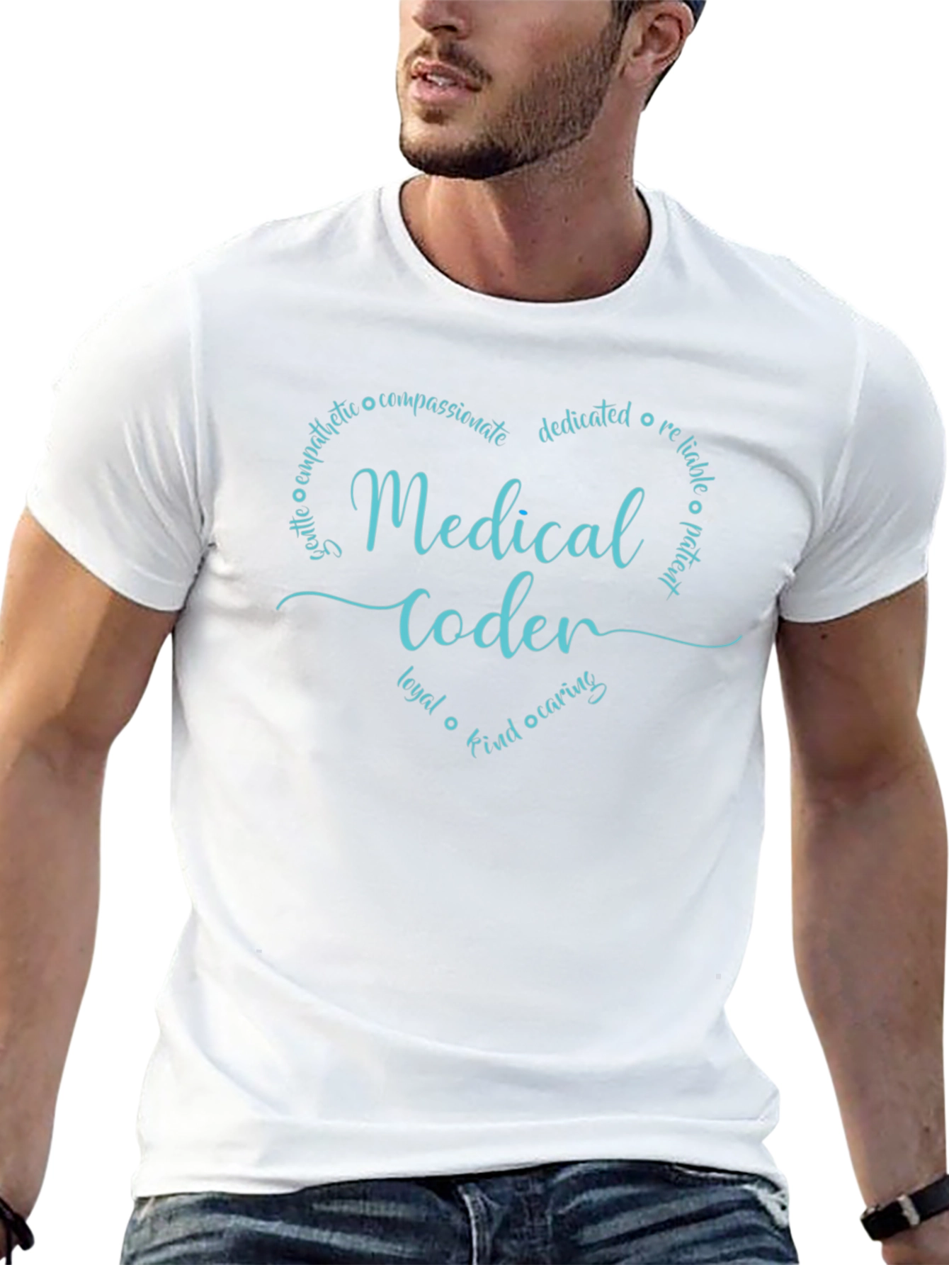 Medical Coder Heart Tee - Healthcare Hero Shirt