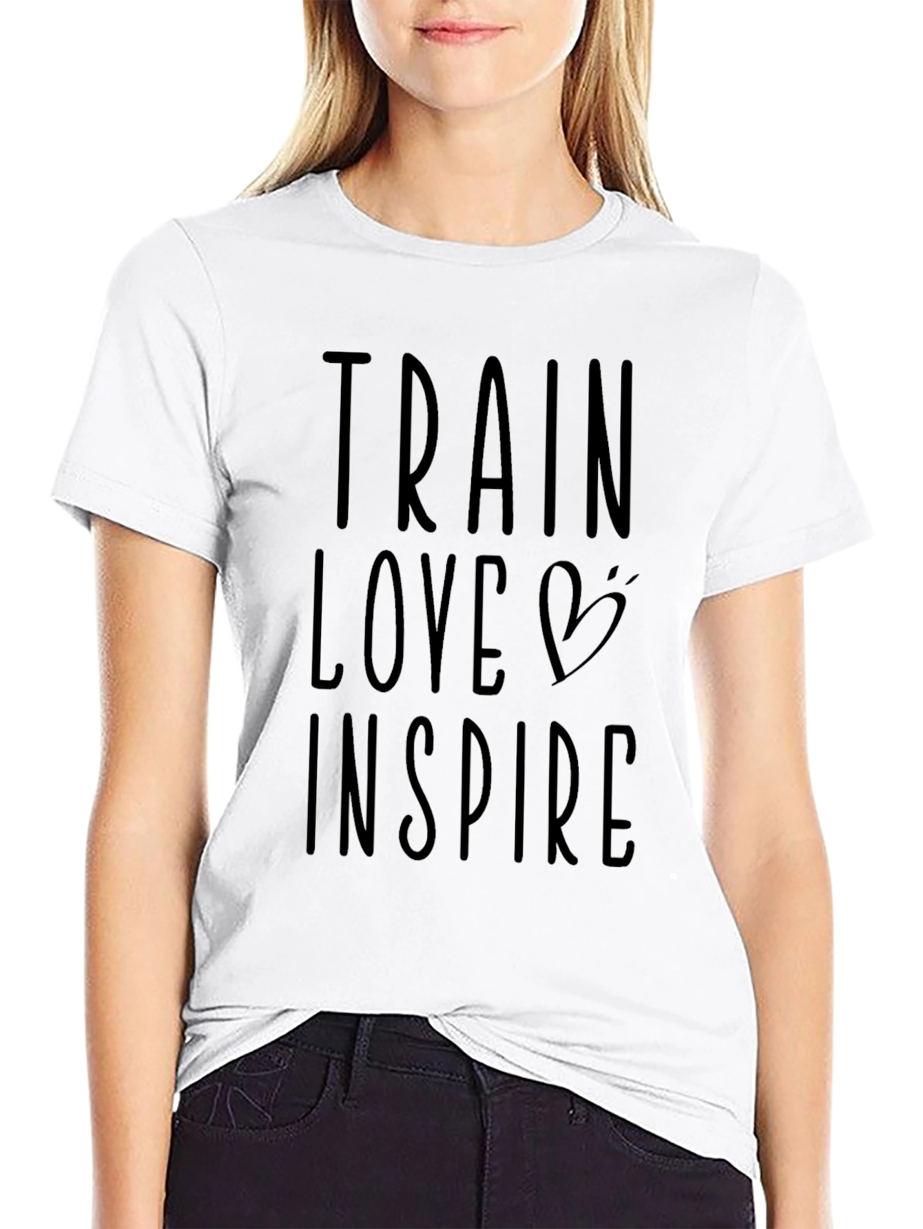 Train Love Inspire Graphic Tee