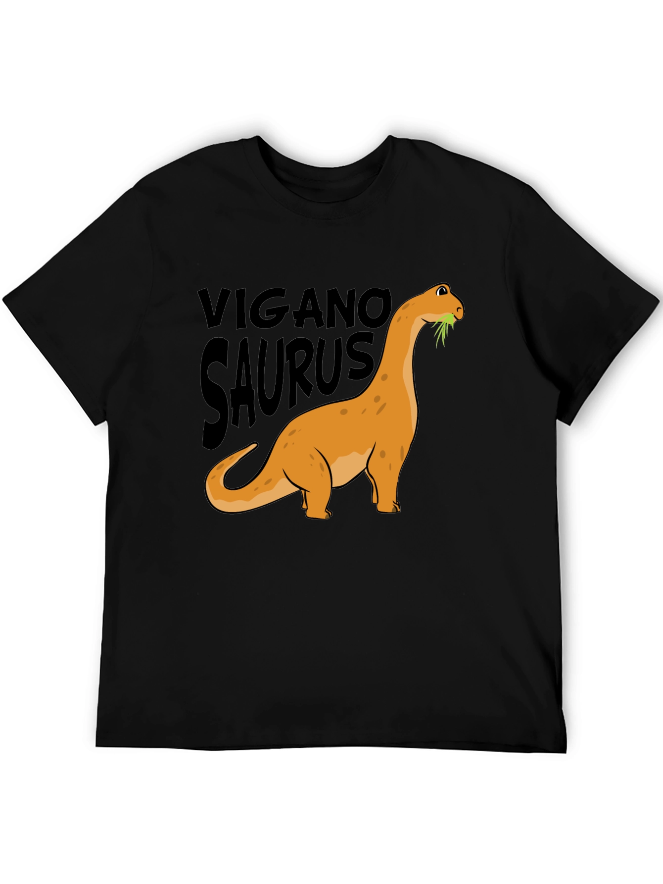 Vegan Dinosaur Graphic Tee - Organic Cotton Blend