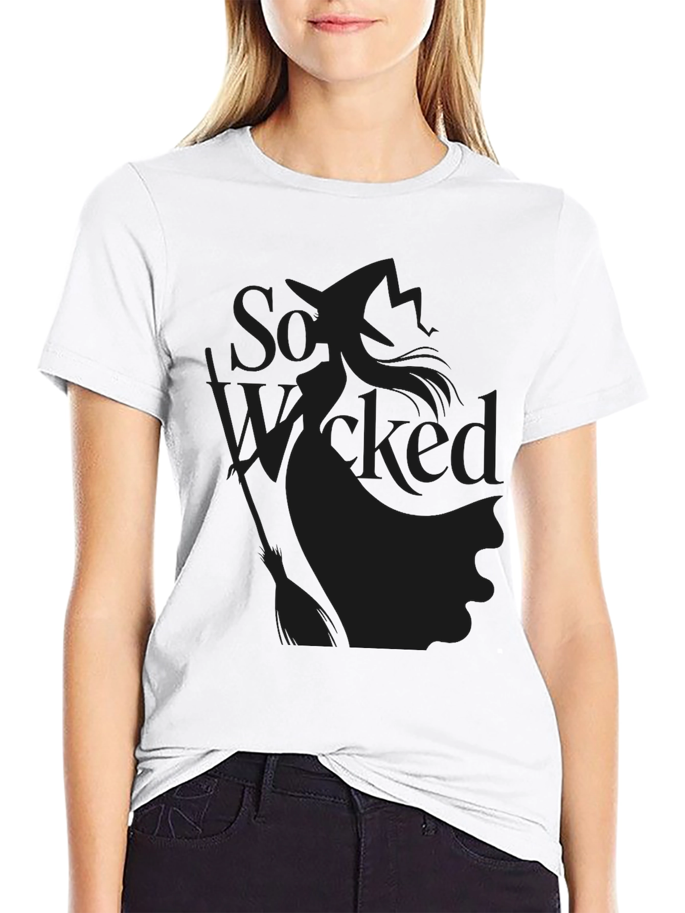 Mens Black So Wicked Graphic Tee
