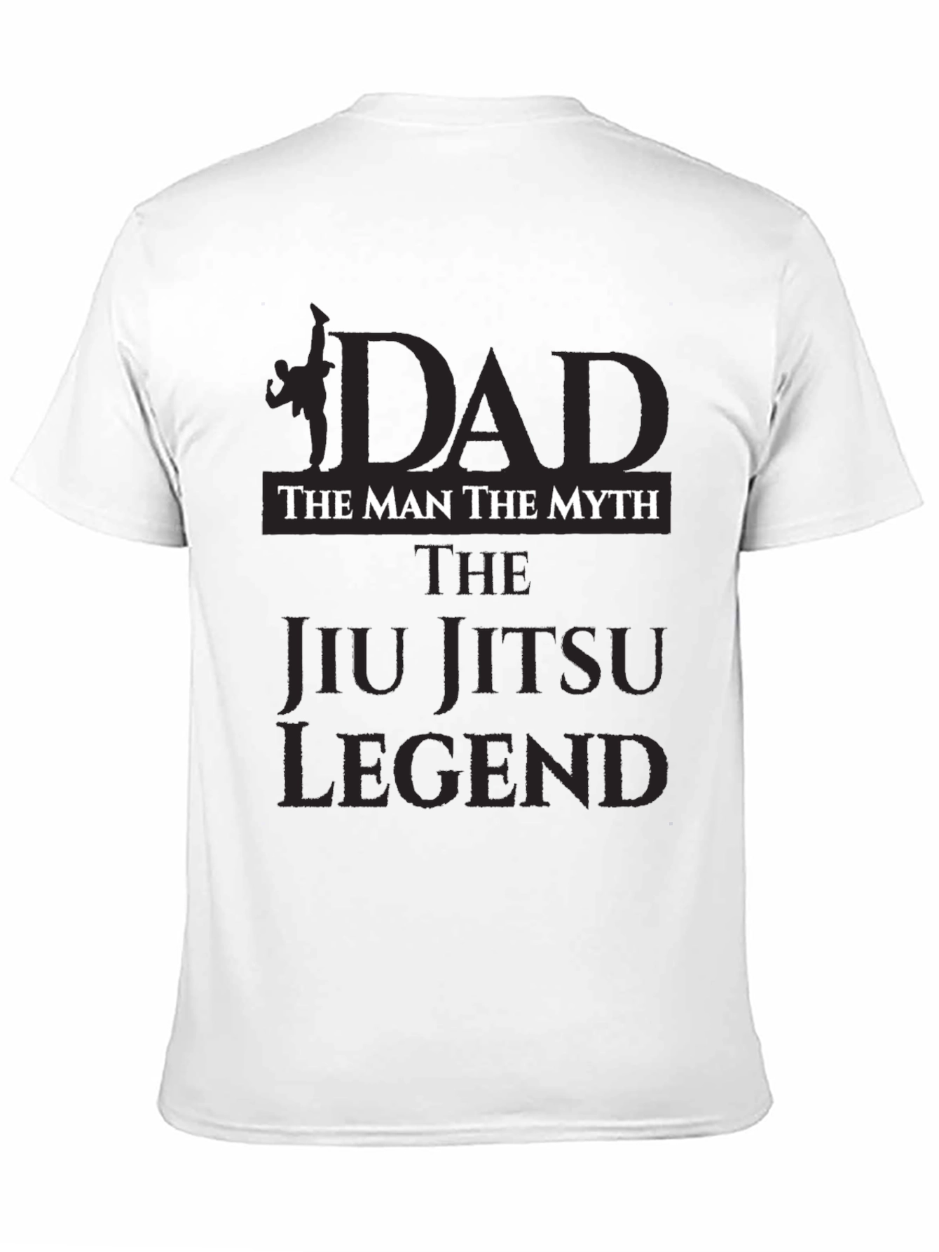 Dad Jiu Jitsu Legend Black T-Shirt