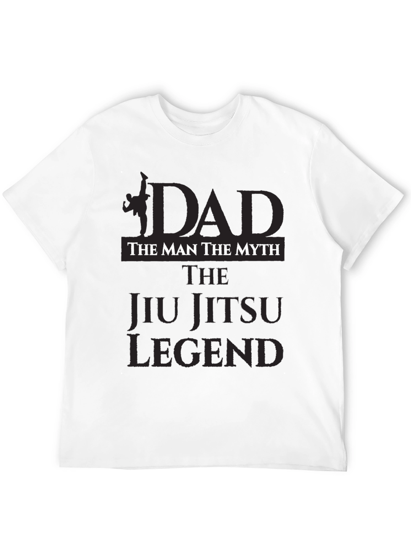 Dad Jiu Jitsu Legend Black T-Shirt