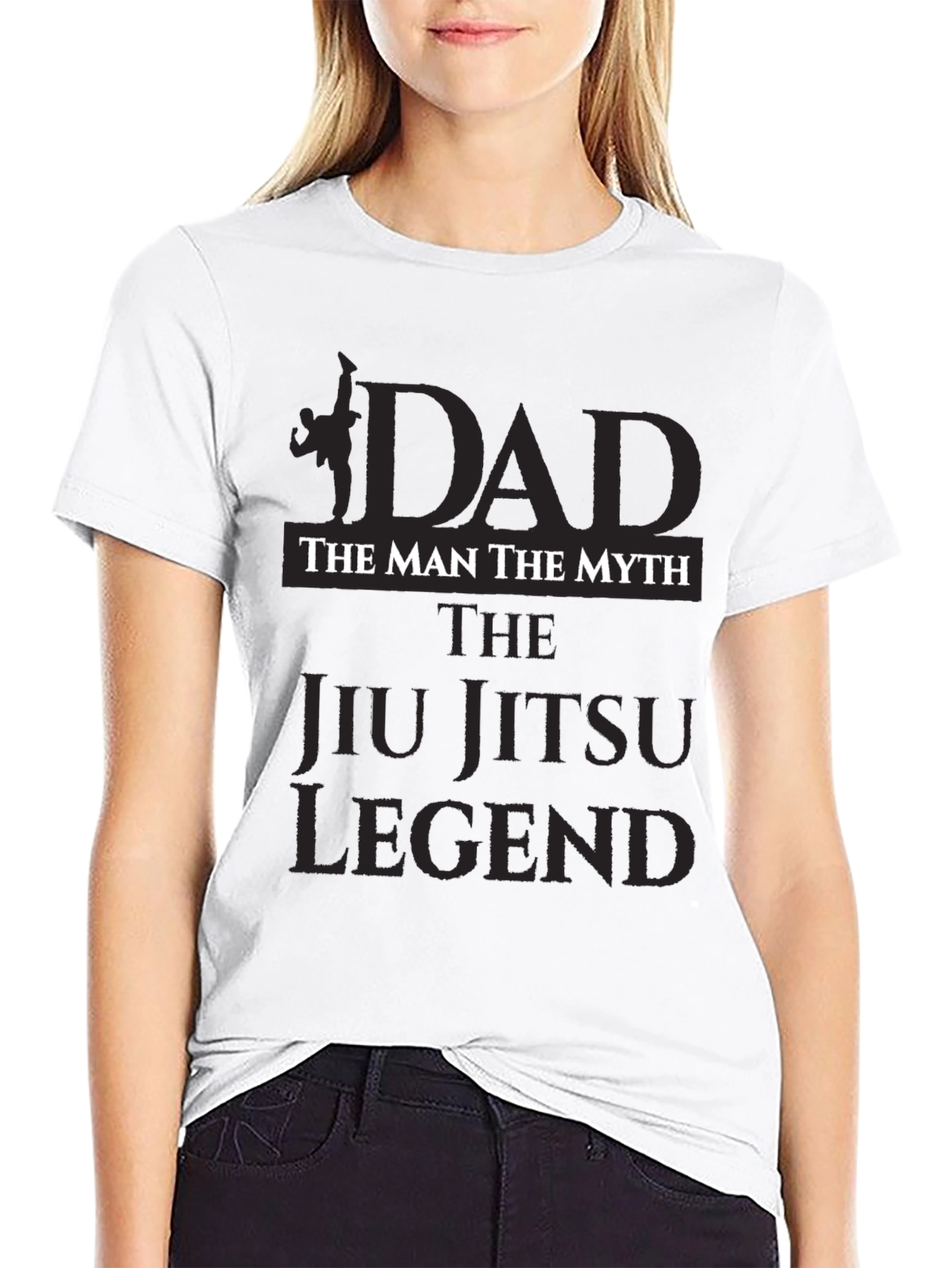 Dad Jiu Jitsu Legend Black T-Shirt