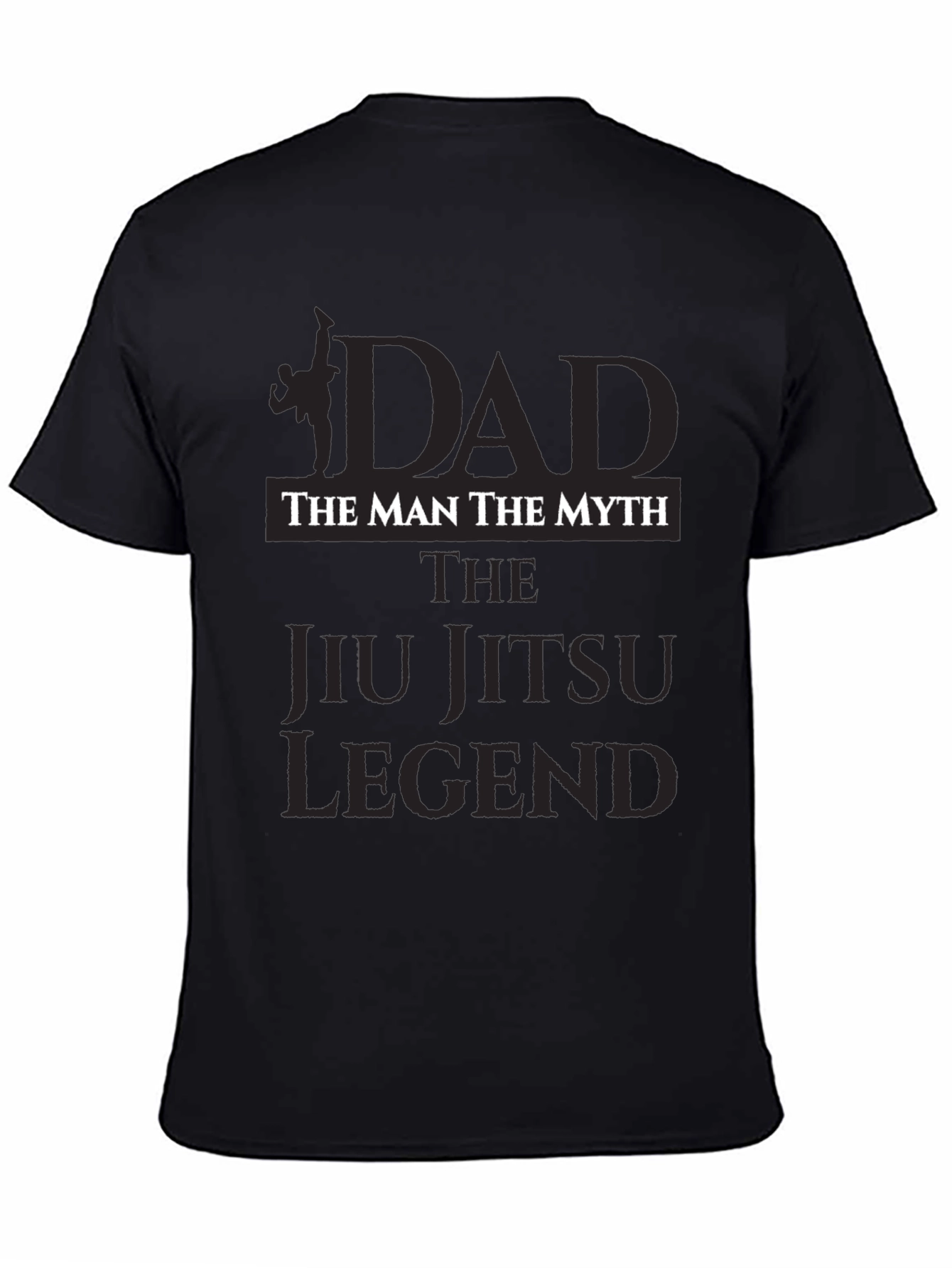 Dad Jiu Jitsu Legend Black T-Shirt