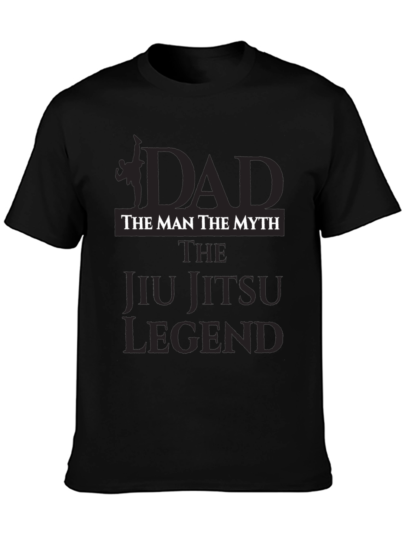 Dad Jiu Jitsu Legend Black T-Shirt