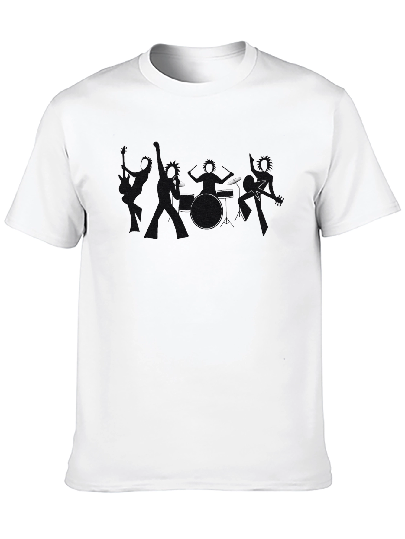Black Silhouette Graphic Tee
