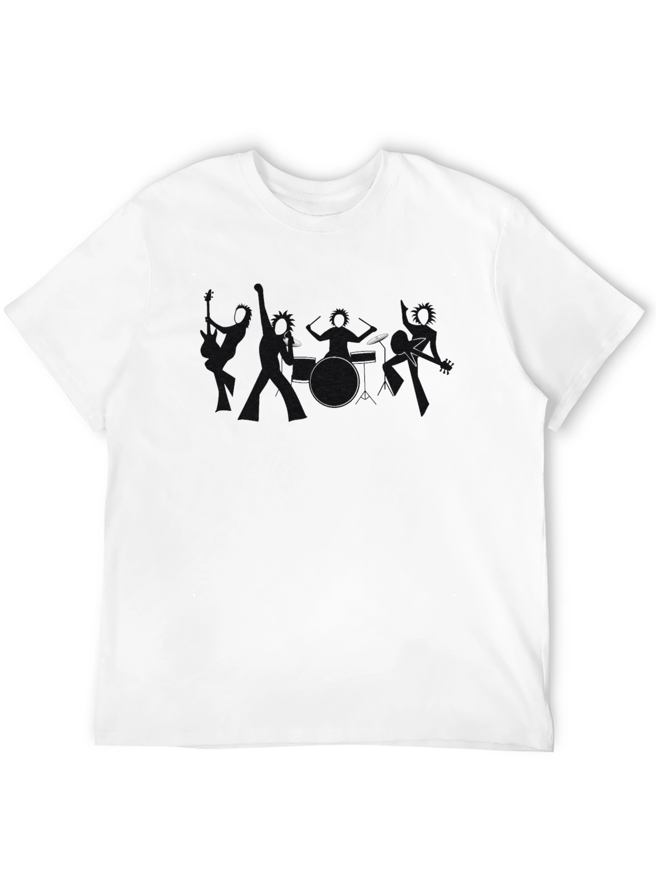 Black Silhouette Graphic Tee