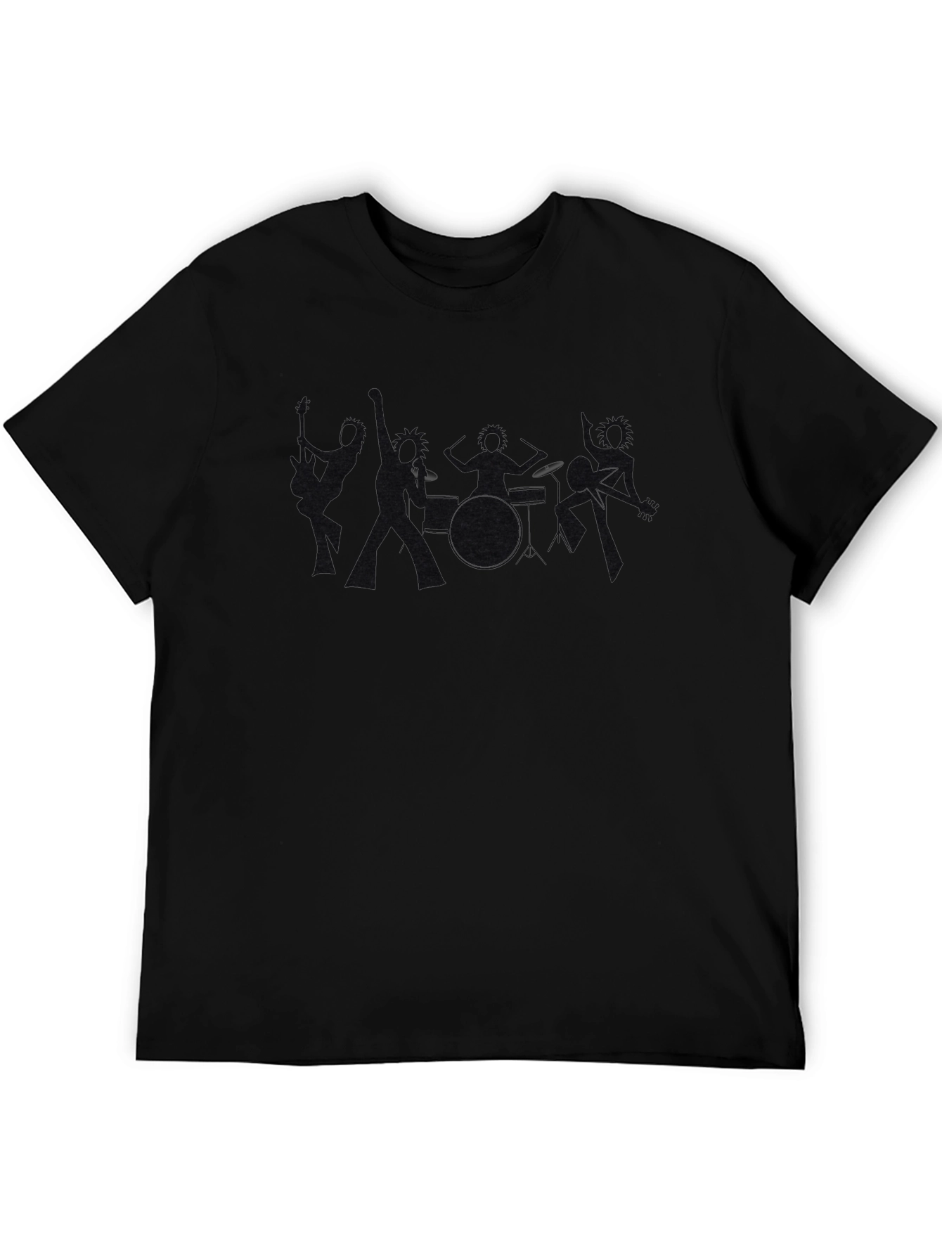 Black Silhouette Graphic Tee