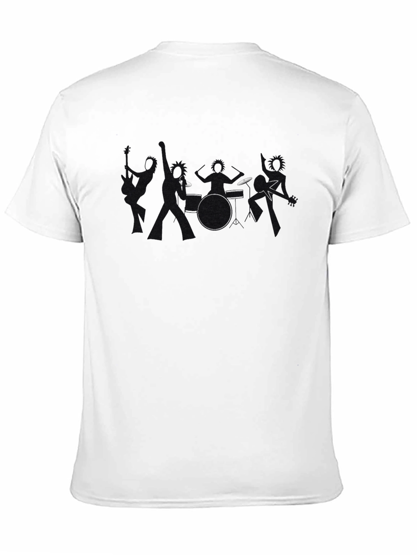 Black Silhouette Graphic Tee