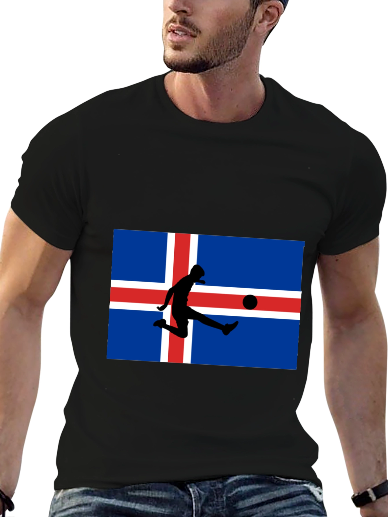 Iceland Flag Soccer T-Shirt