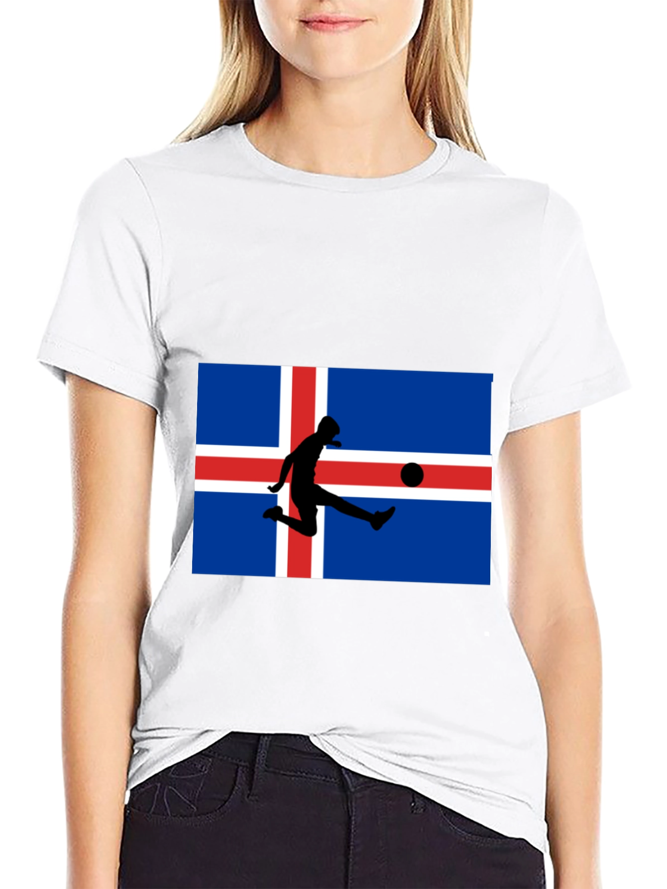Iceland Flag Soccer T-Shirt