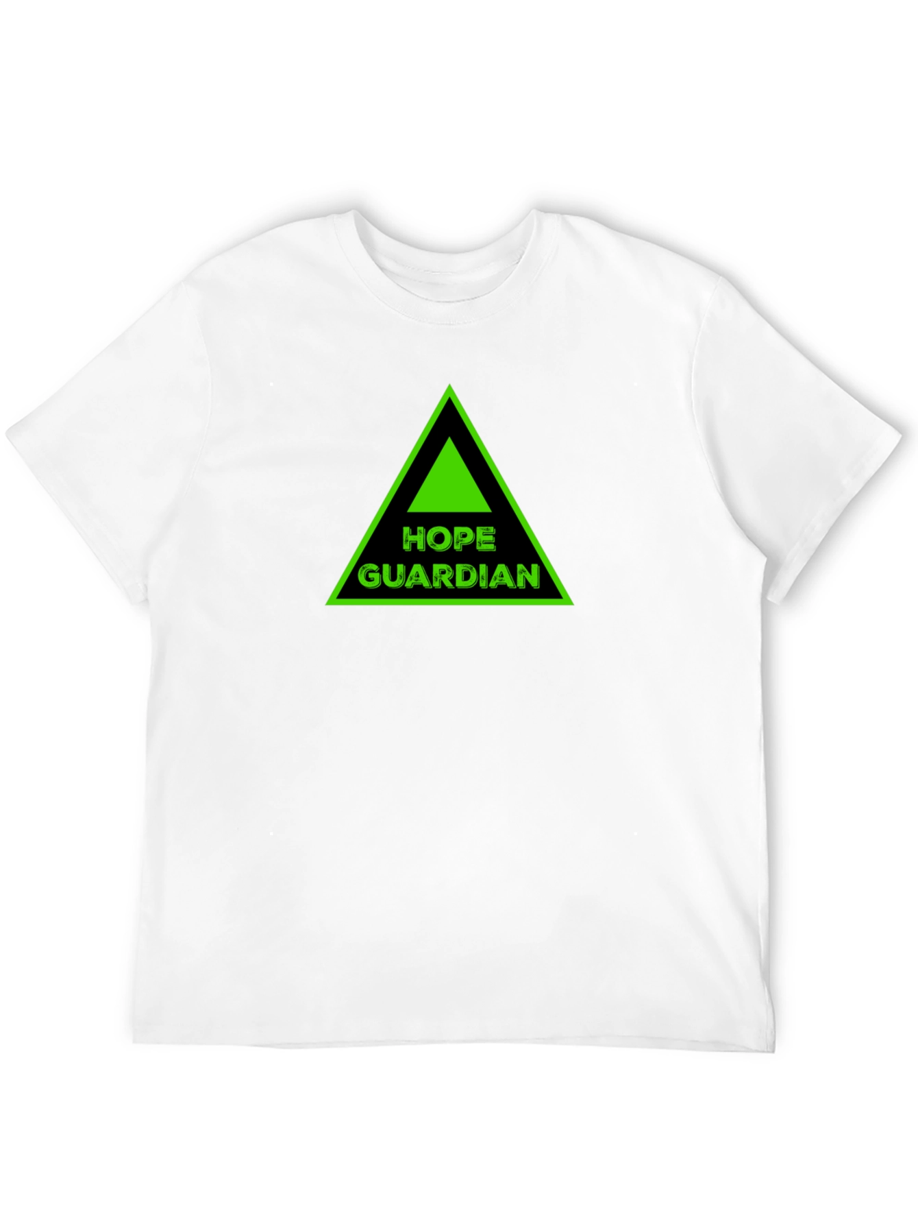 Hope Guardian Graphic Tee - Black Cotton T-Shirt