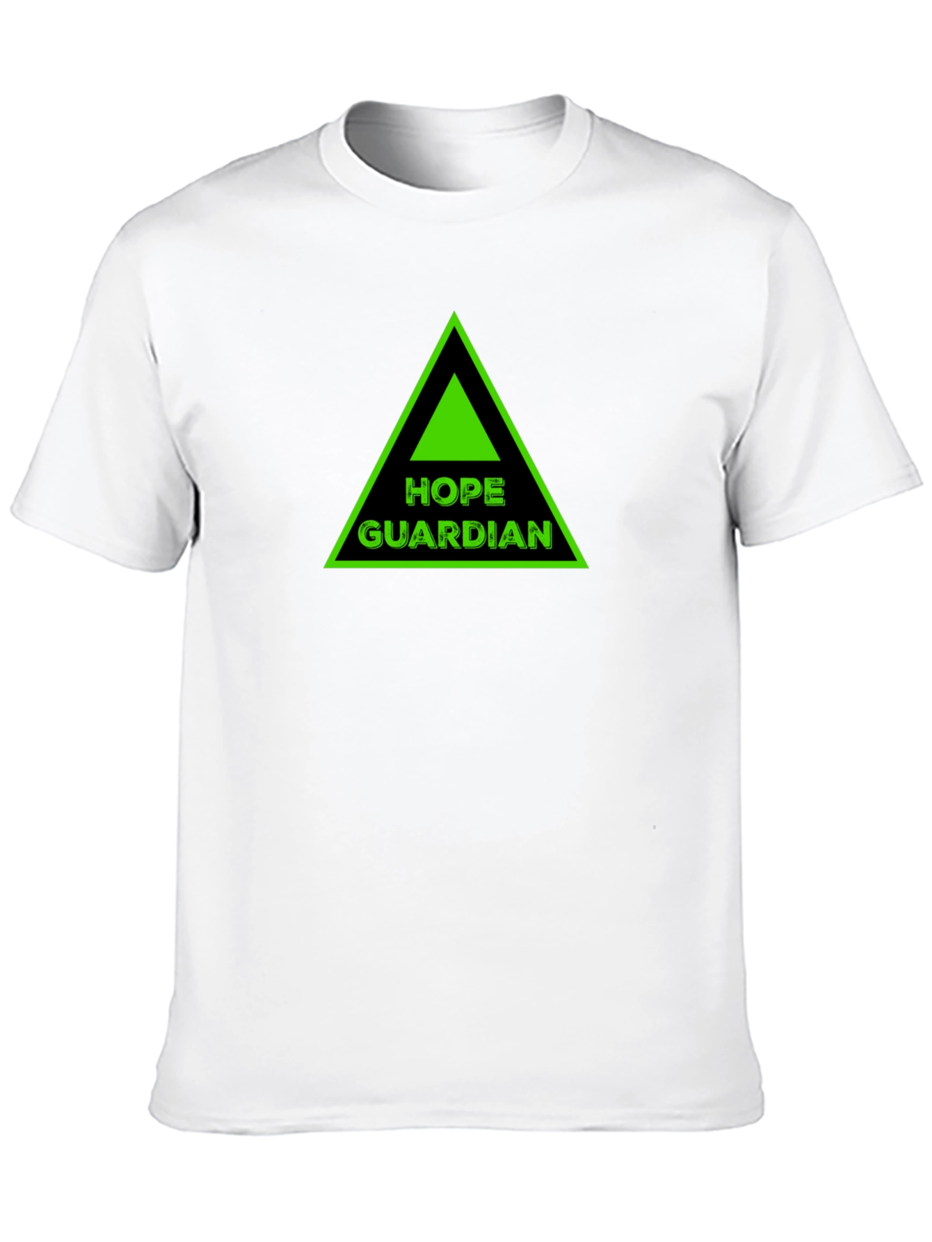 Hope Guardian Graphic Tee - Black Cotton T-Shirt