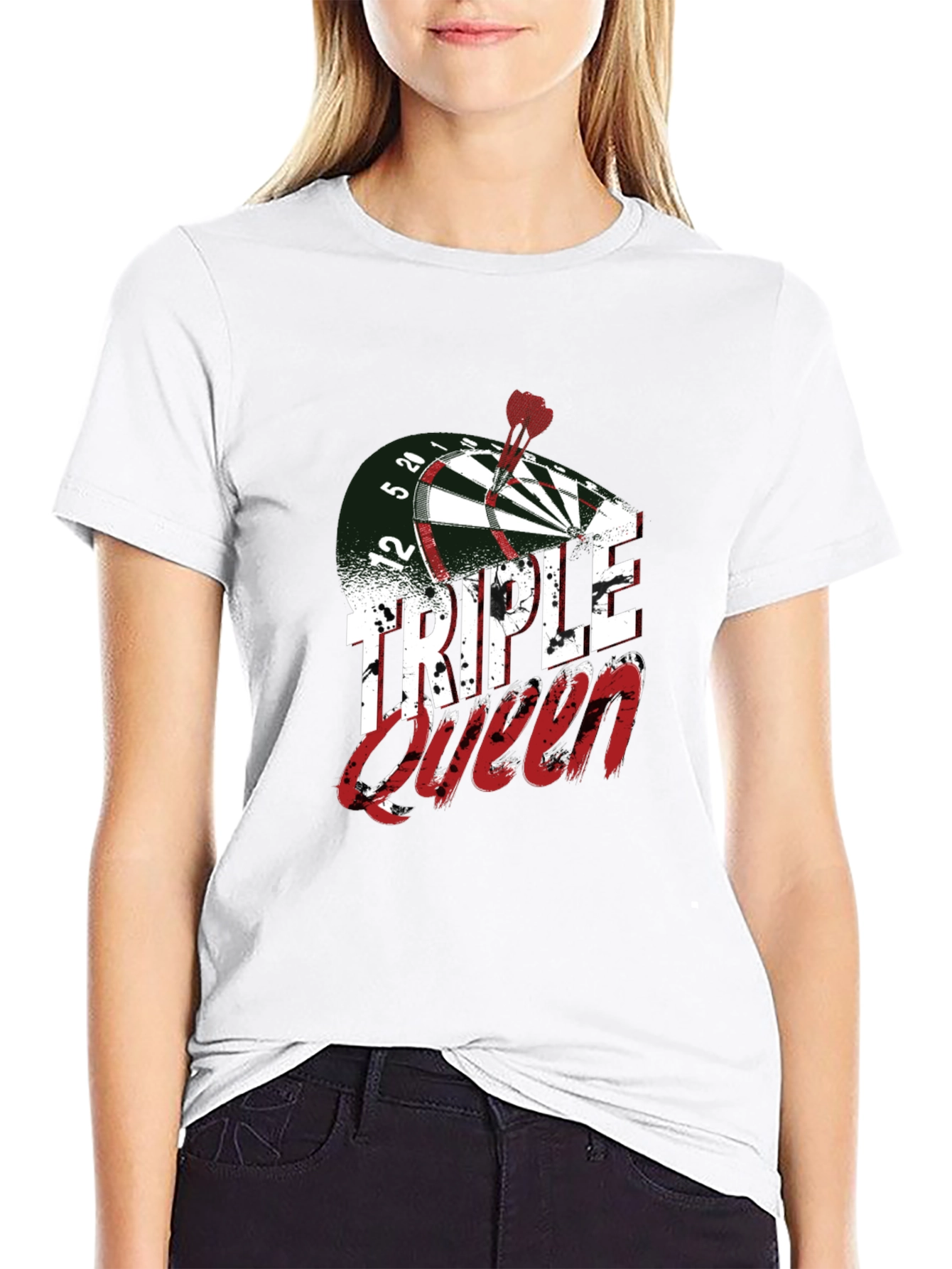 Triple Queen Dart Graphic Tee